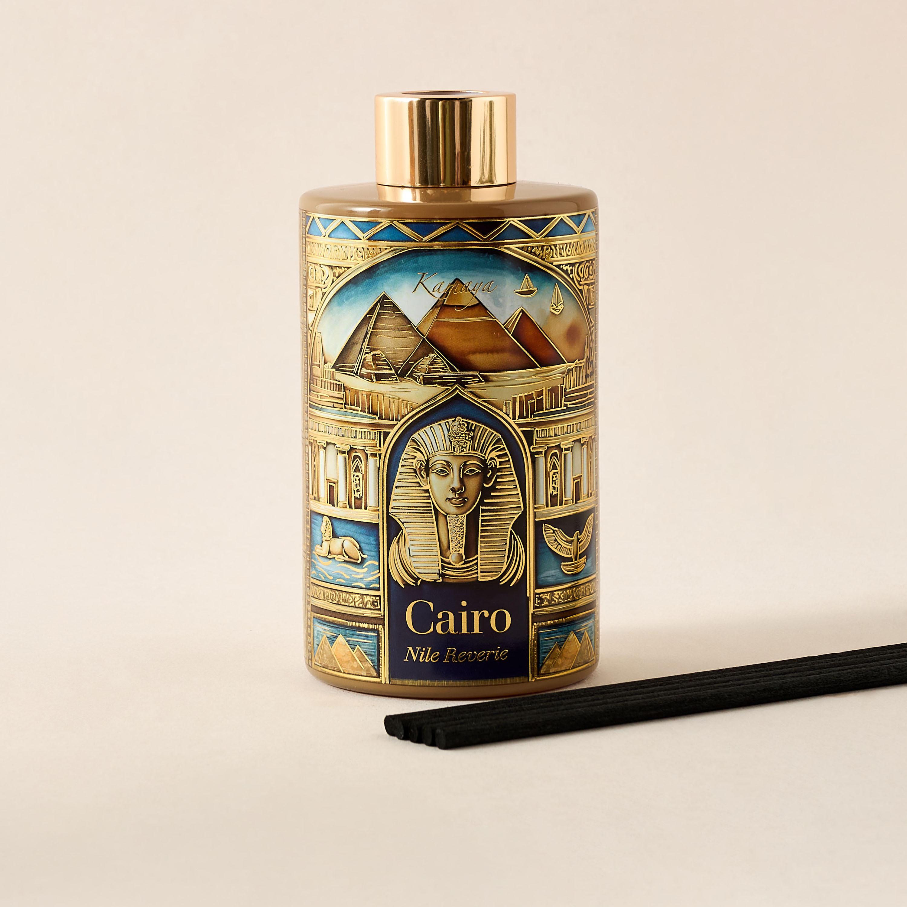 Kamaya Cairo Nile Reverie Scented Reed Diffuser Set - 200 ml-household-homefragrance-reeddiffusers-image-4