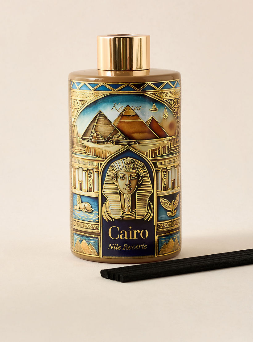 Kamaya Cairo Nile Reverie Scented Reed Diffuser Set - 200 ml-household-homefragrance-reeddiffusers-image-4