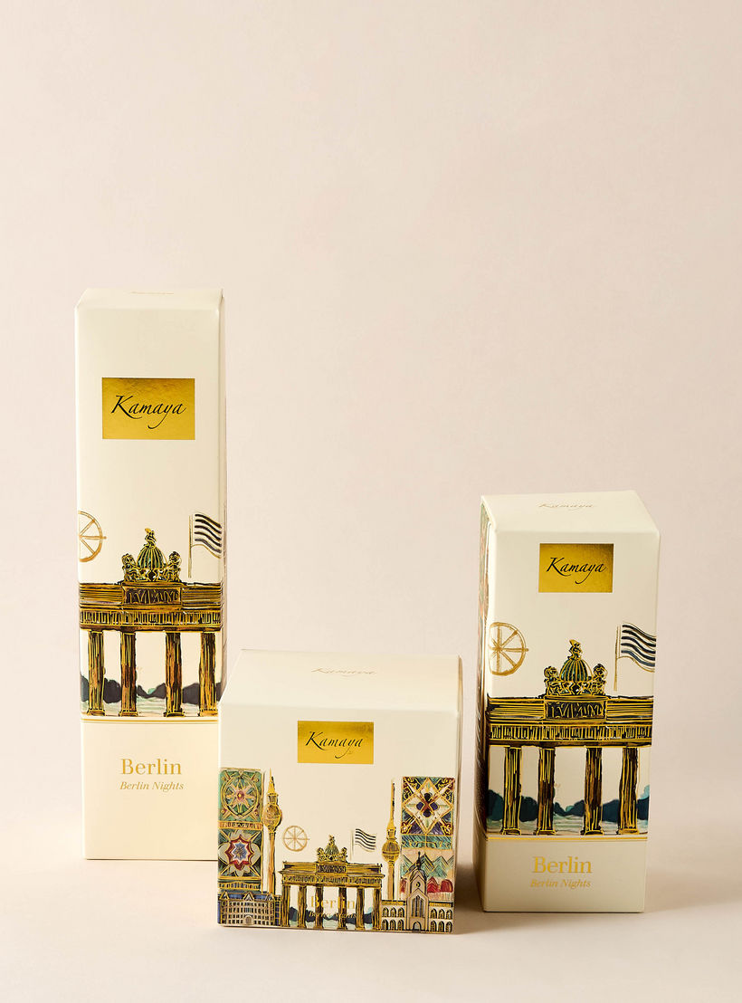 Kamaya Berlin Nights Scented Reed Diffuser Set - 200 ml-household-homefragrance-reeddiffusers-image-6