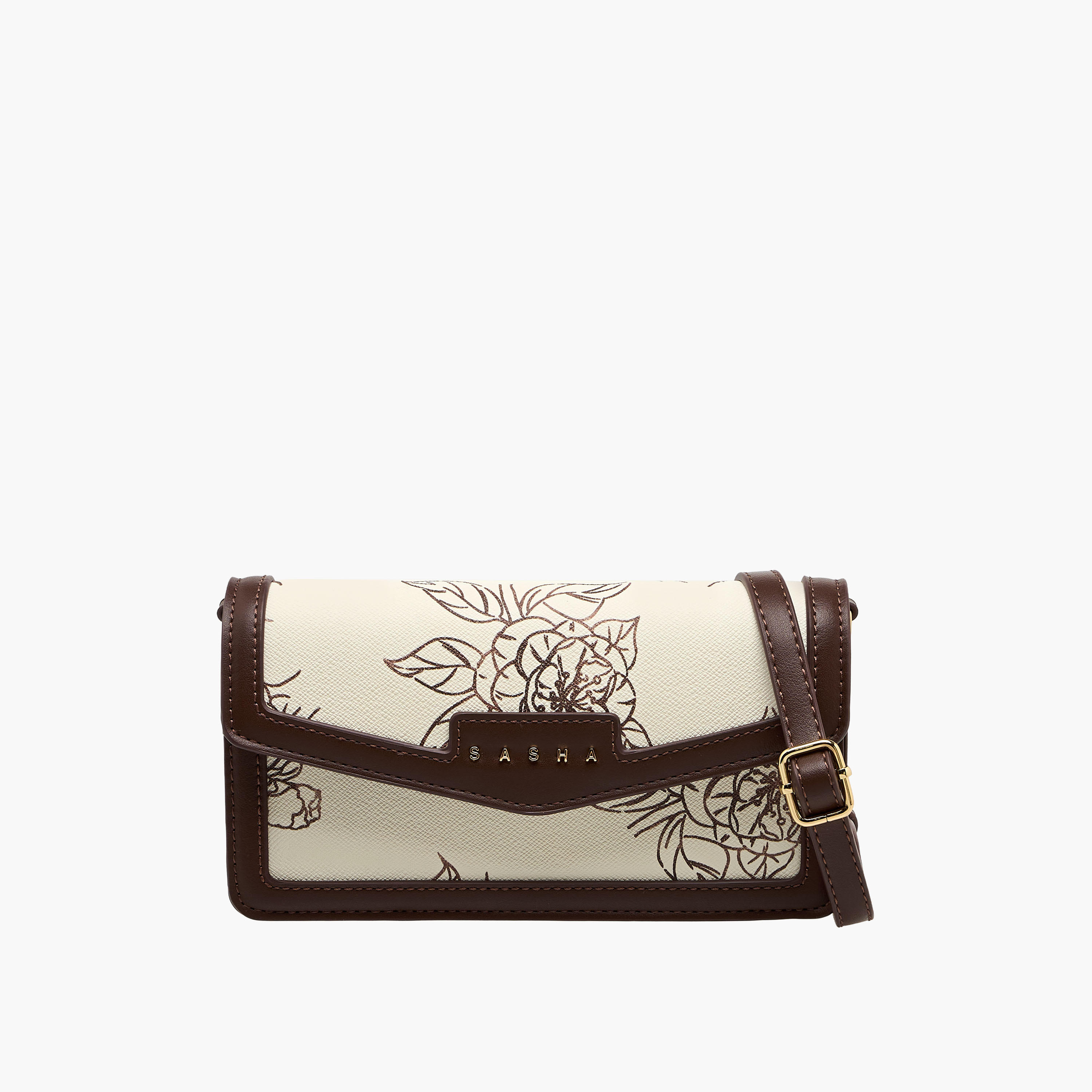 شنطة كروس بودي بطبعات زهور مع حزام قابل للفصل للنساء من ساشا كودز-women-bagsandwallets-handbags-image-1