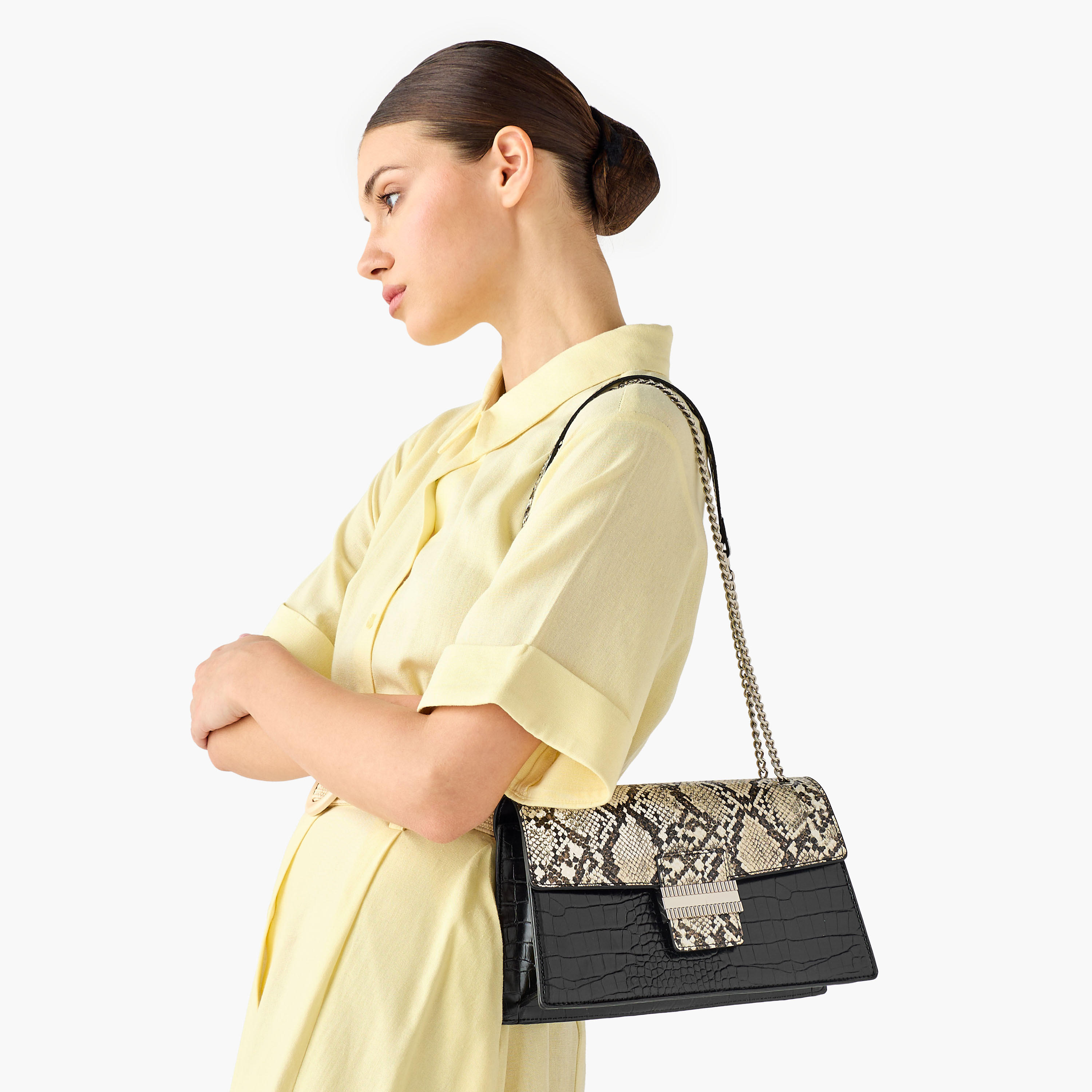 Sasha Kodes Animal Print Crossbody Bag with Chain Strap-women-bagsandwallets-handbags-image-2