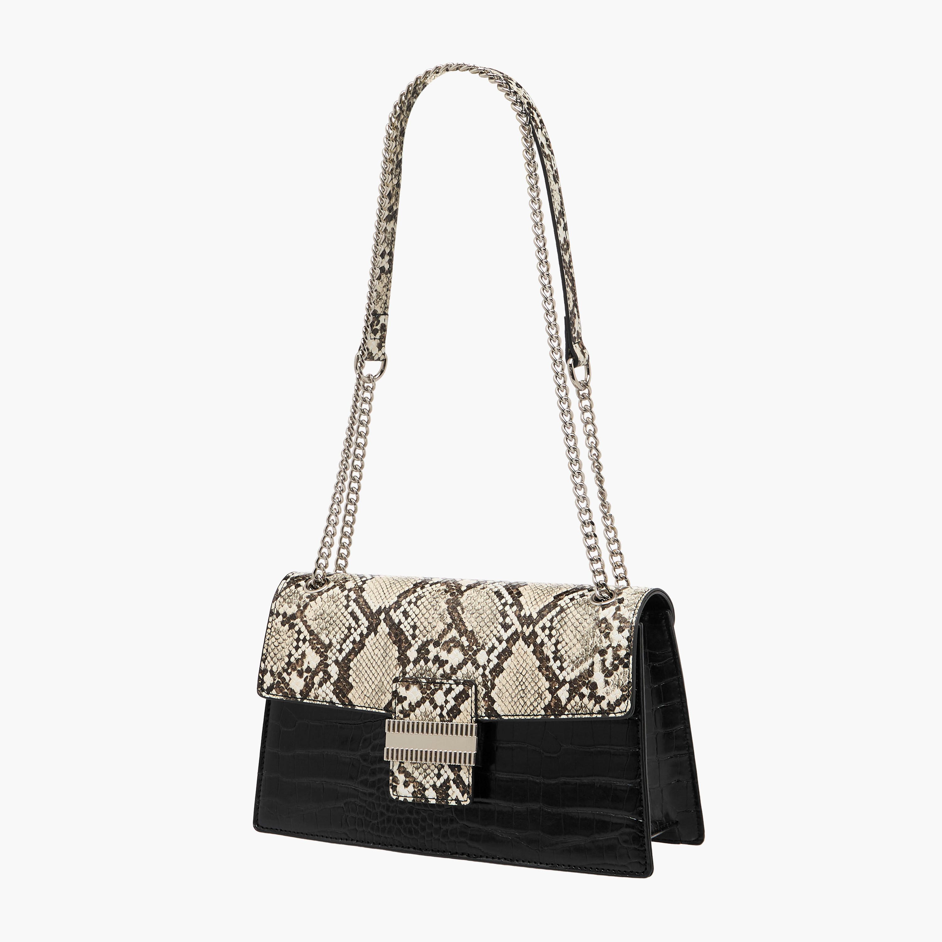 Sasha Kodes Animal Print Crossbody Bag with Chain Strap-women-bagsandwallets-handbags-image-4