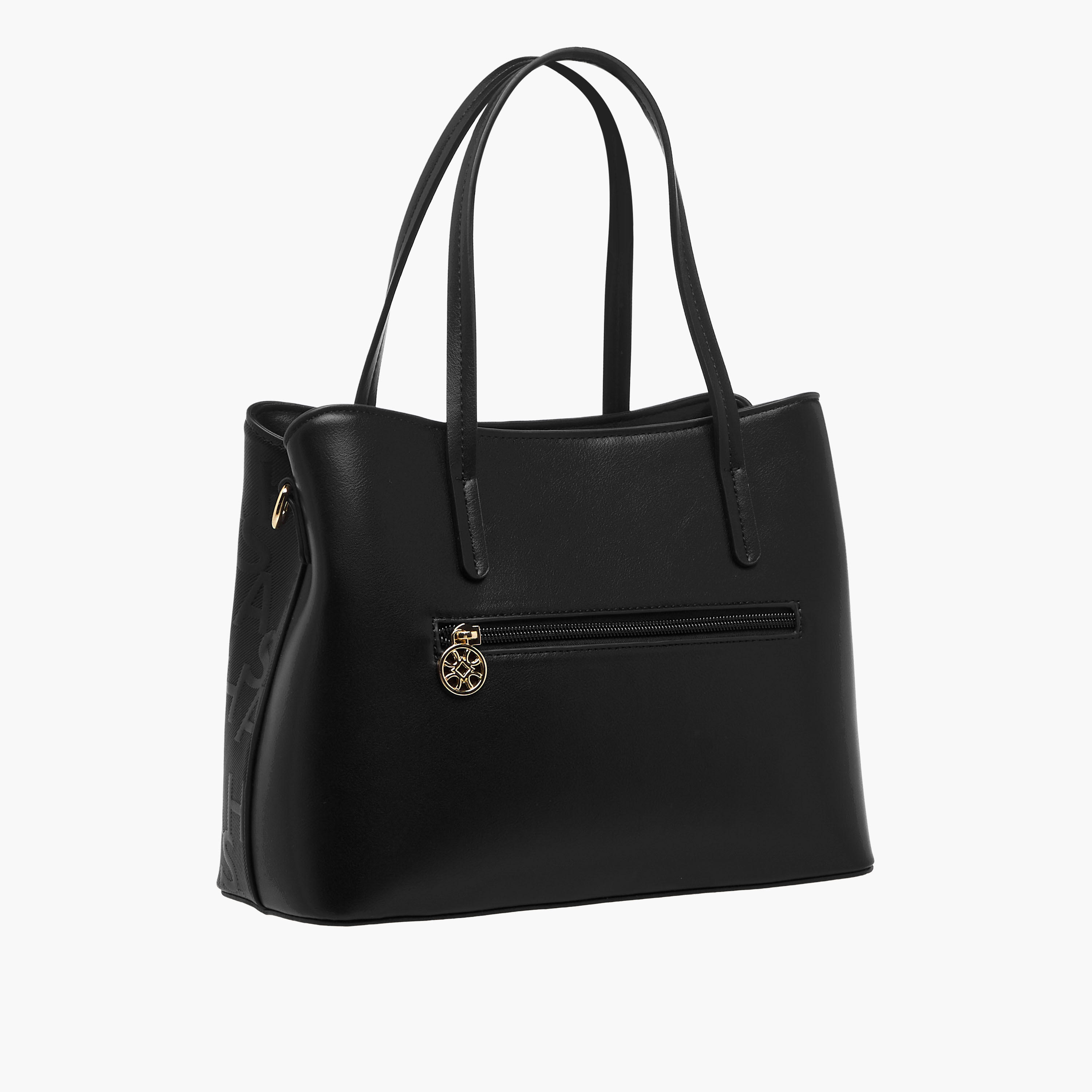 Sasha Kodes Monogram Embossed Tote Bag with Detachable Strap-women-bagsandwallets-handbags-image-4