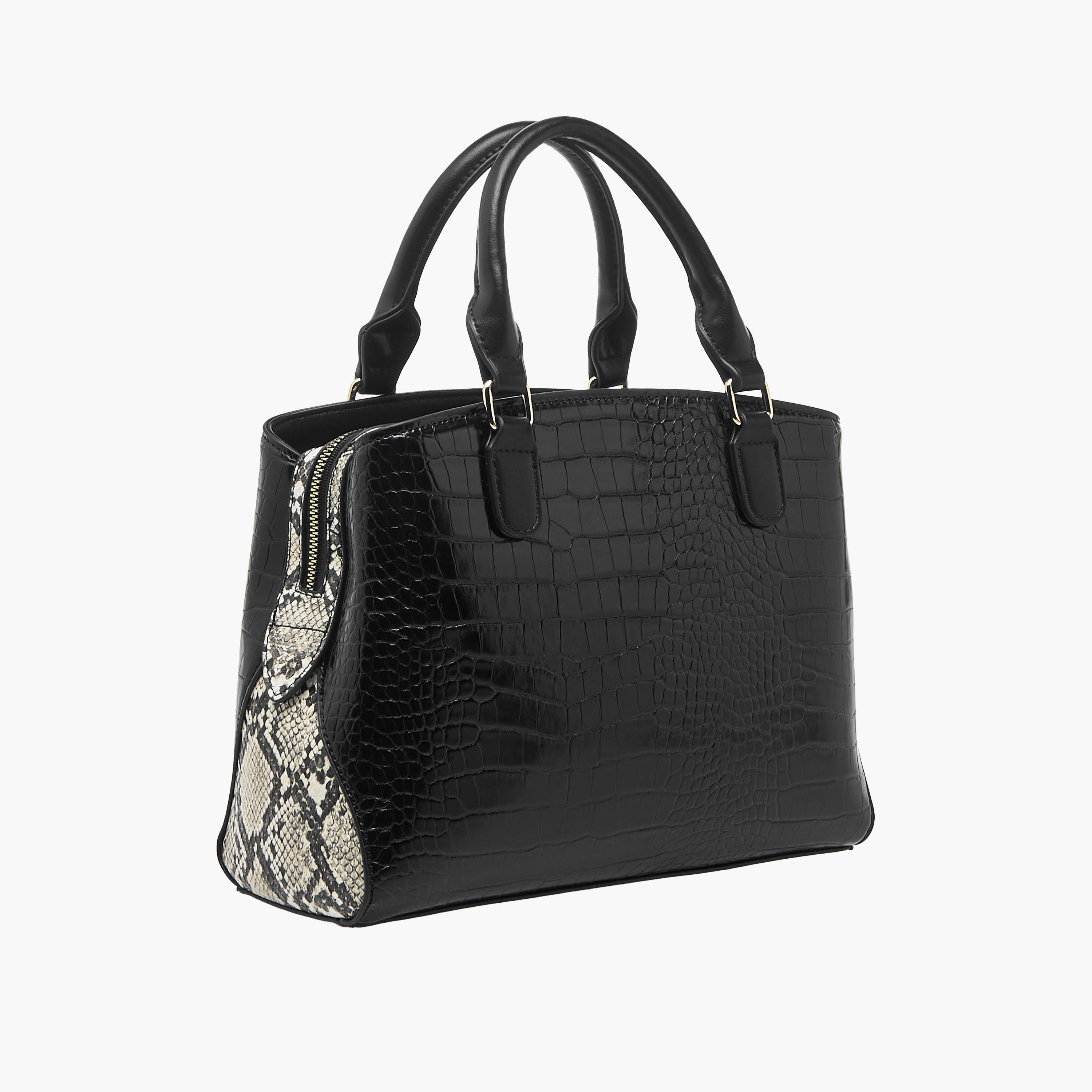 Sasha Kodes Animal Print Tote Bag with Double Handles-women-bagsandwallets-handbags-image-4