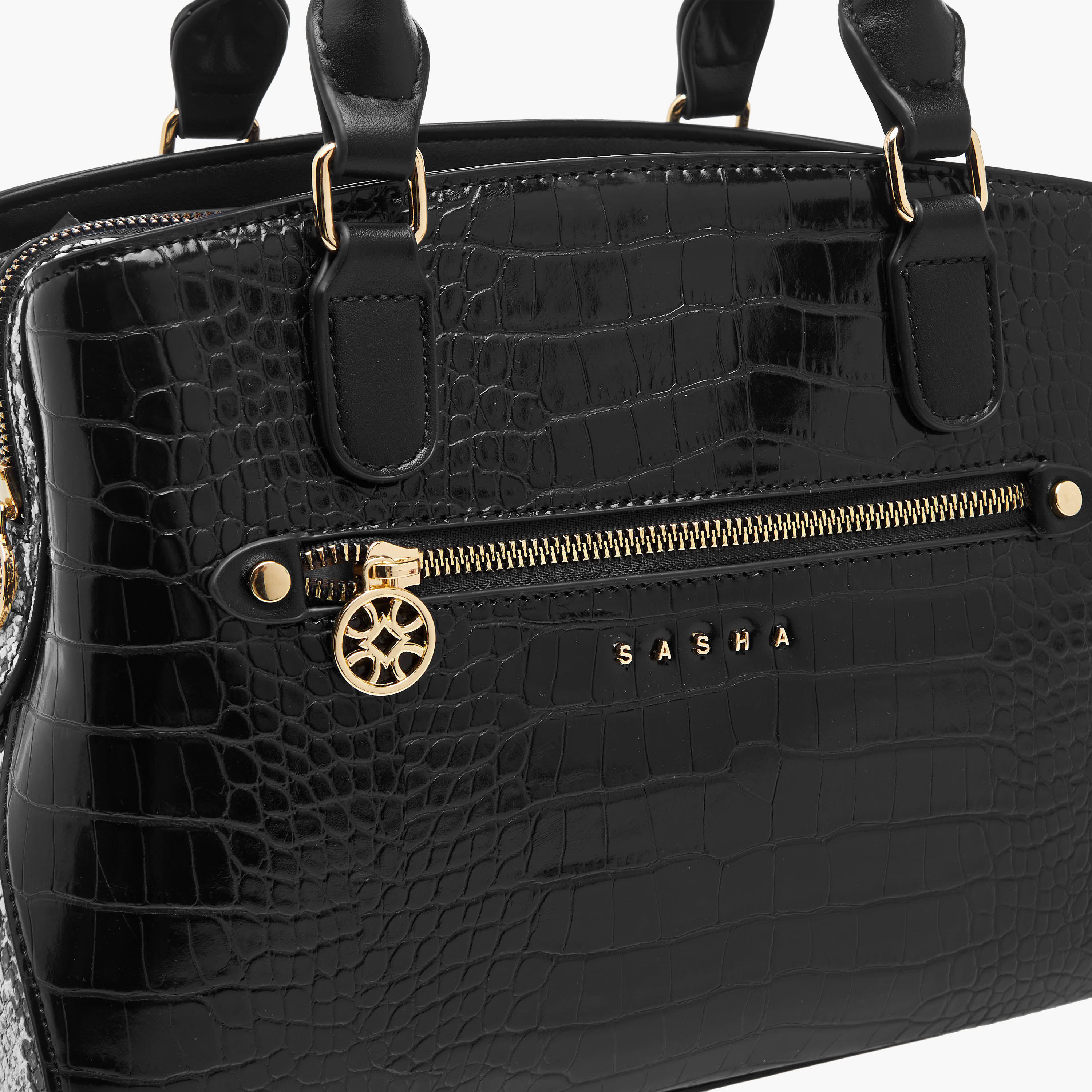 Sasha Kodes Animal Print Tote Bag with Double Handles-women-bagsandwallets-handbags-image-5