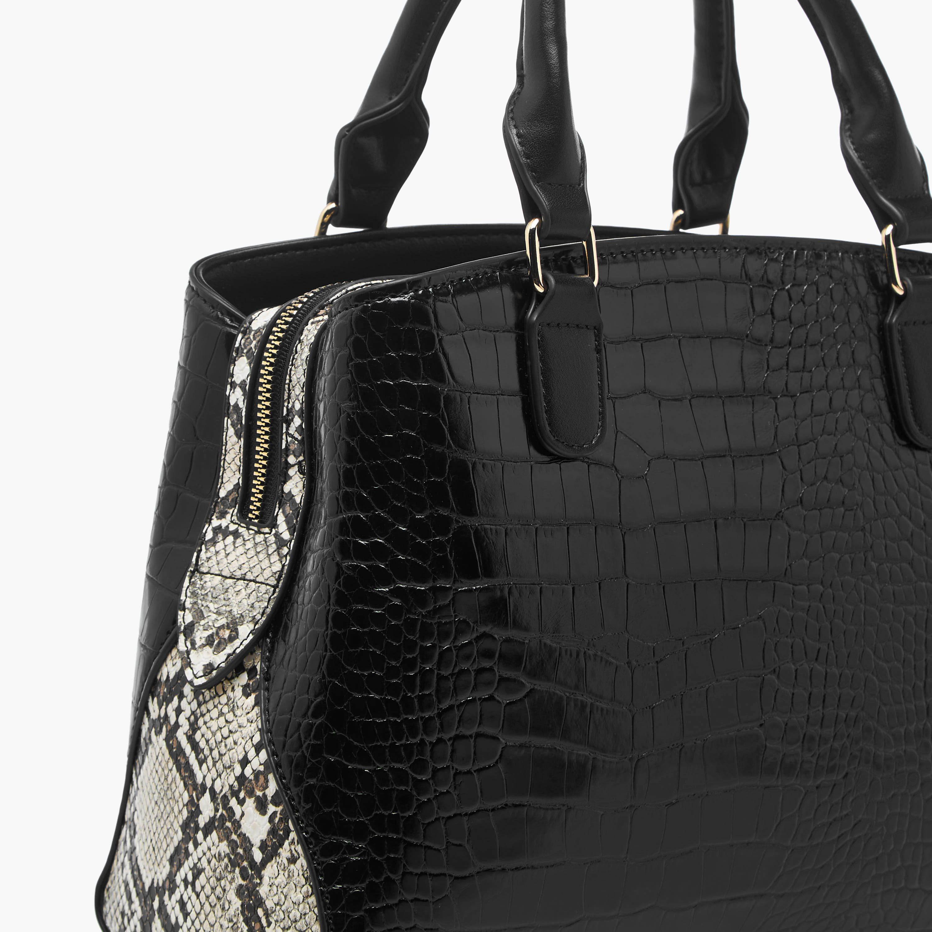 Sasha Kodes Animal Print Tote Bag with Double Handles-women-bagsandwallets-handbags-image-6