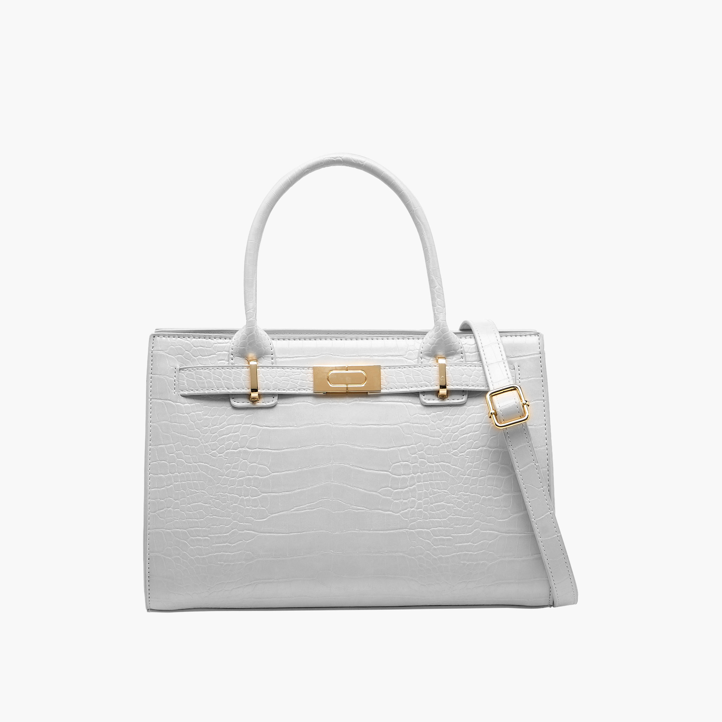 Sasha Kodes Textured Tote Bag with Adjustable Strap-women-bagsandwallets-handbags-image-1