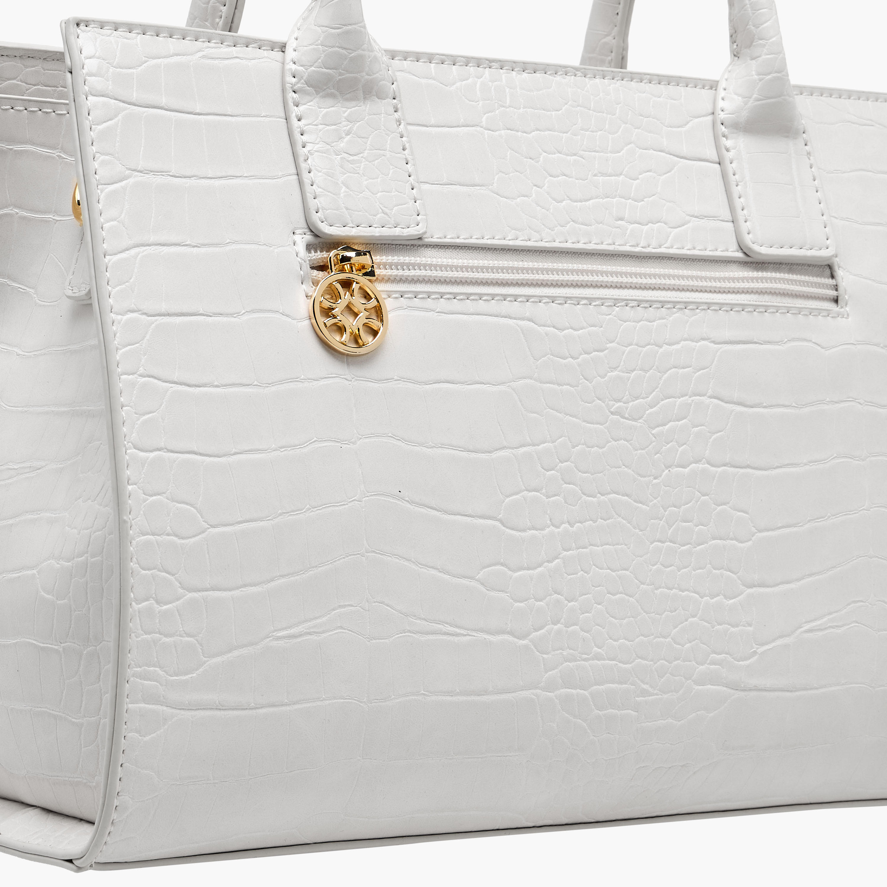 Sasha Kodes Textured Tote Bag with Adjustable Strap-women-bagsandwallets-handbags-image-6