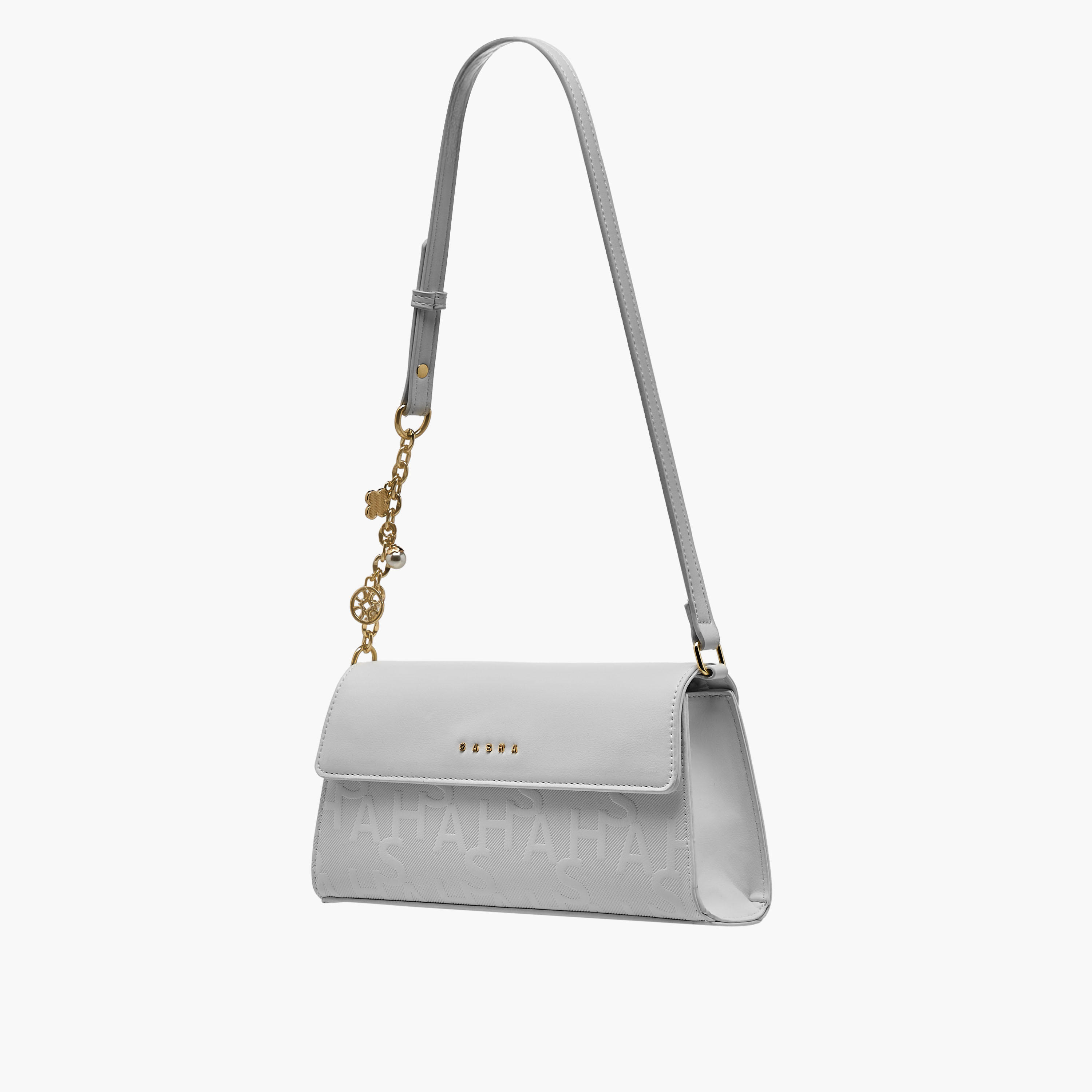 شنطة كتف بارزة الملمس مع حزام قابل للتعديل للنساء من ساشا كودز-women-bagsandwallets-handbags-image-3