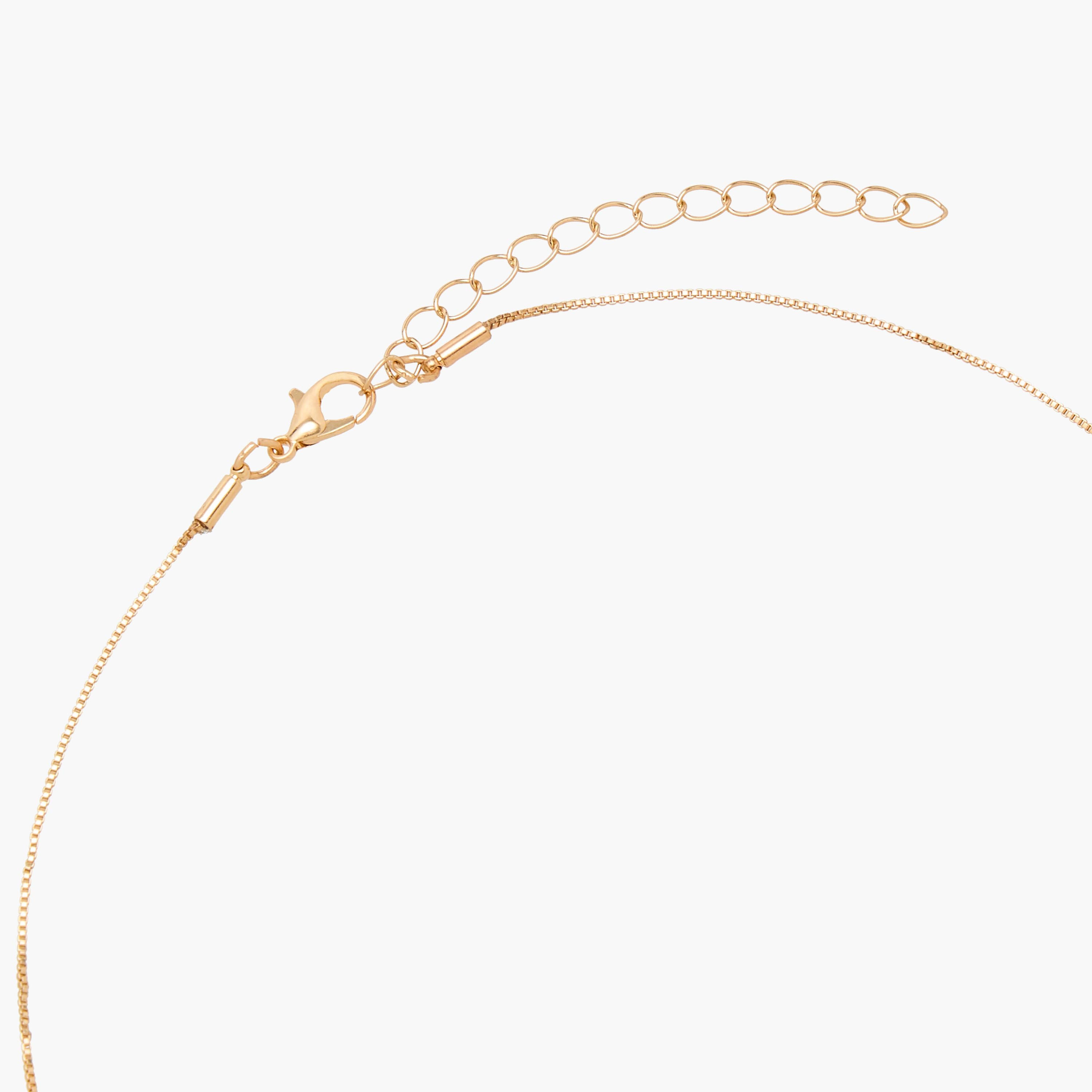 Gold Tone Embellished Heart Pendant Necklace-women-watchesandjewellery-jewellery-necklacesandpendants-image-3