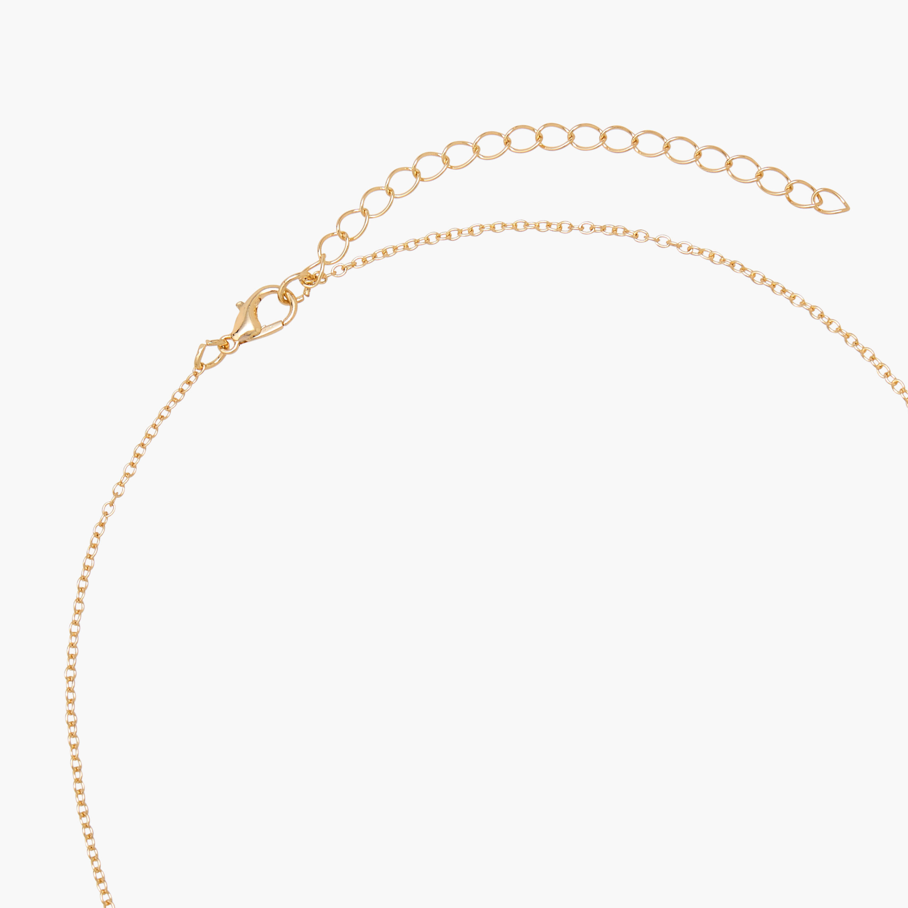 Gold Tone Heart Pendant Necklace-women-watchesandjewellery-jewellery-necklacesandpendants-image-3
