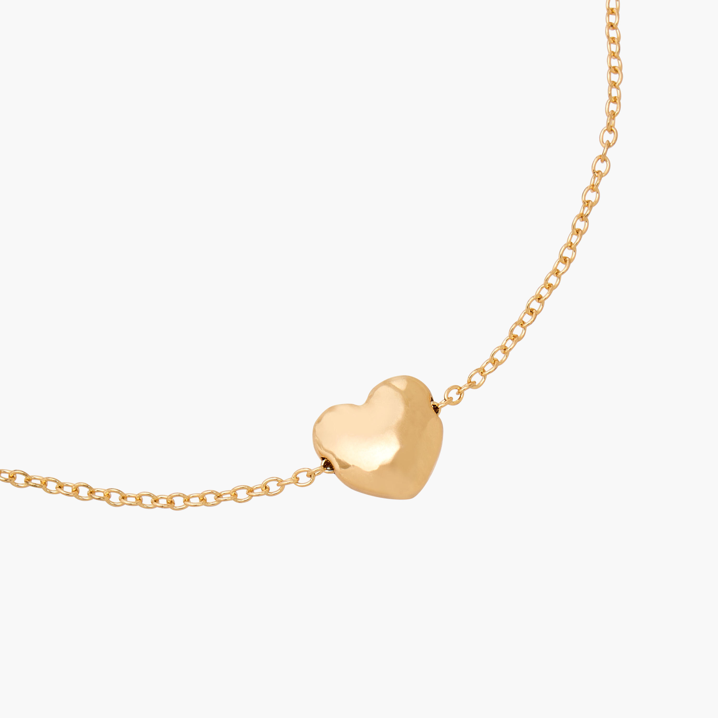Gold Tone Heart Pendant Necklace-women-watchesandjewellery-jewellery-necklacesandpendants-image-4