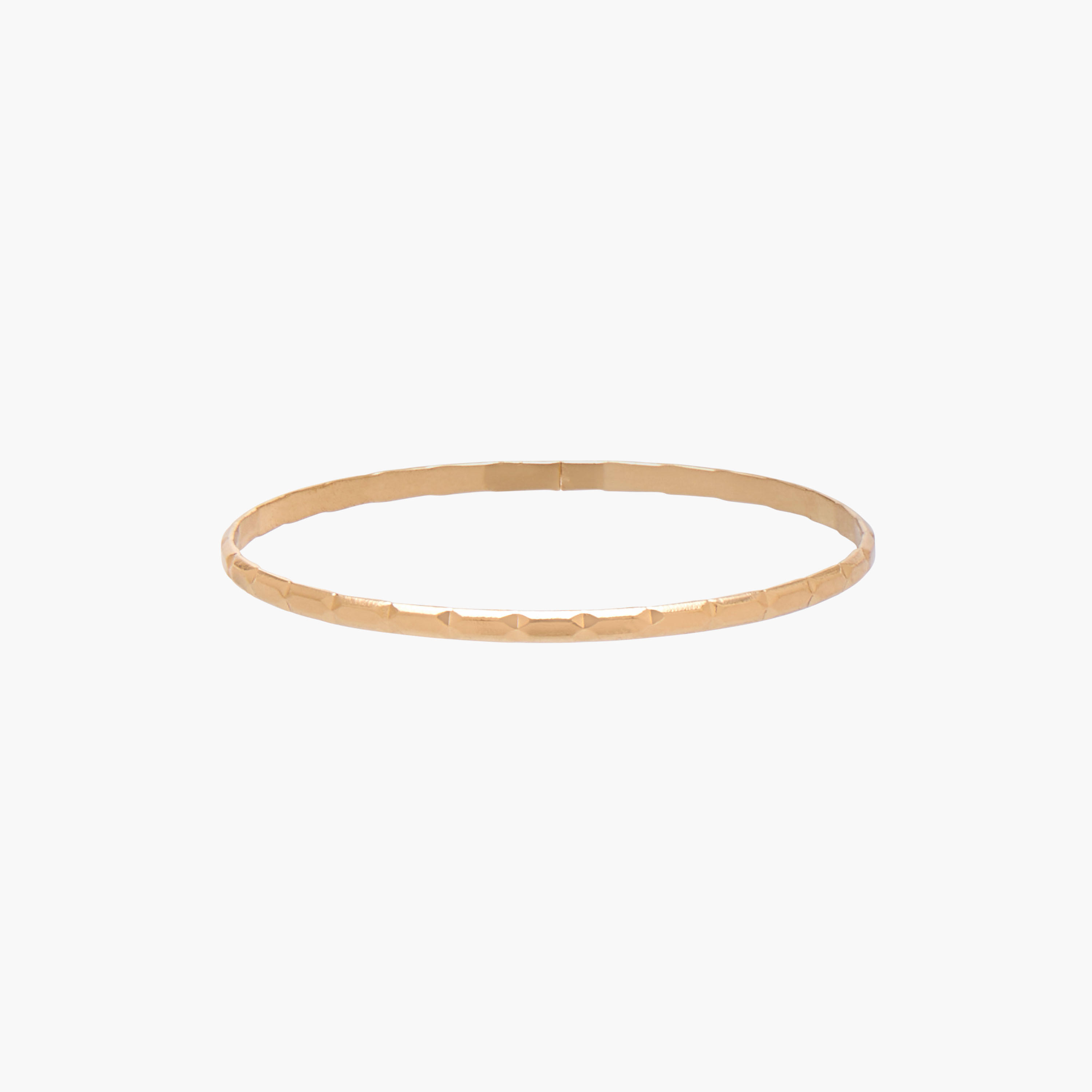 أساور بارزة الملمس بلون ذهبي - عبوة 4 قطع-women-watchesandjewellery-jewellery-banglesandbracelets-image-2