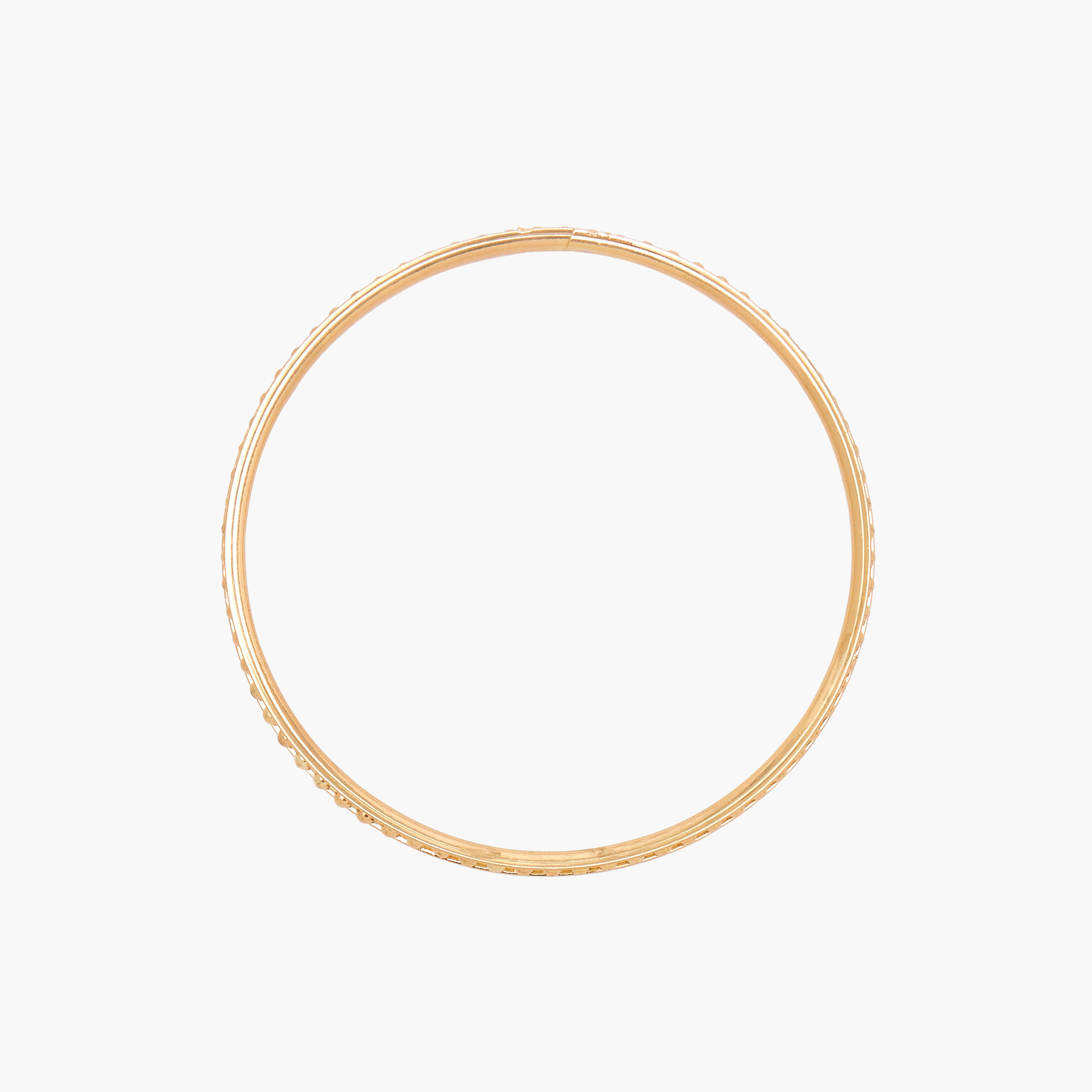 أساور بارزة الملمس بلون ذهبي - عبوة 4 قطع-women-watchesandjewellery-jewellery-banglesandbracelets-image-8