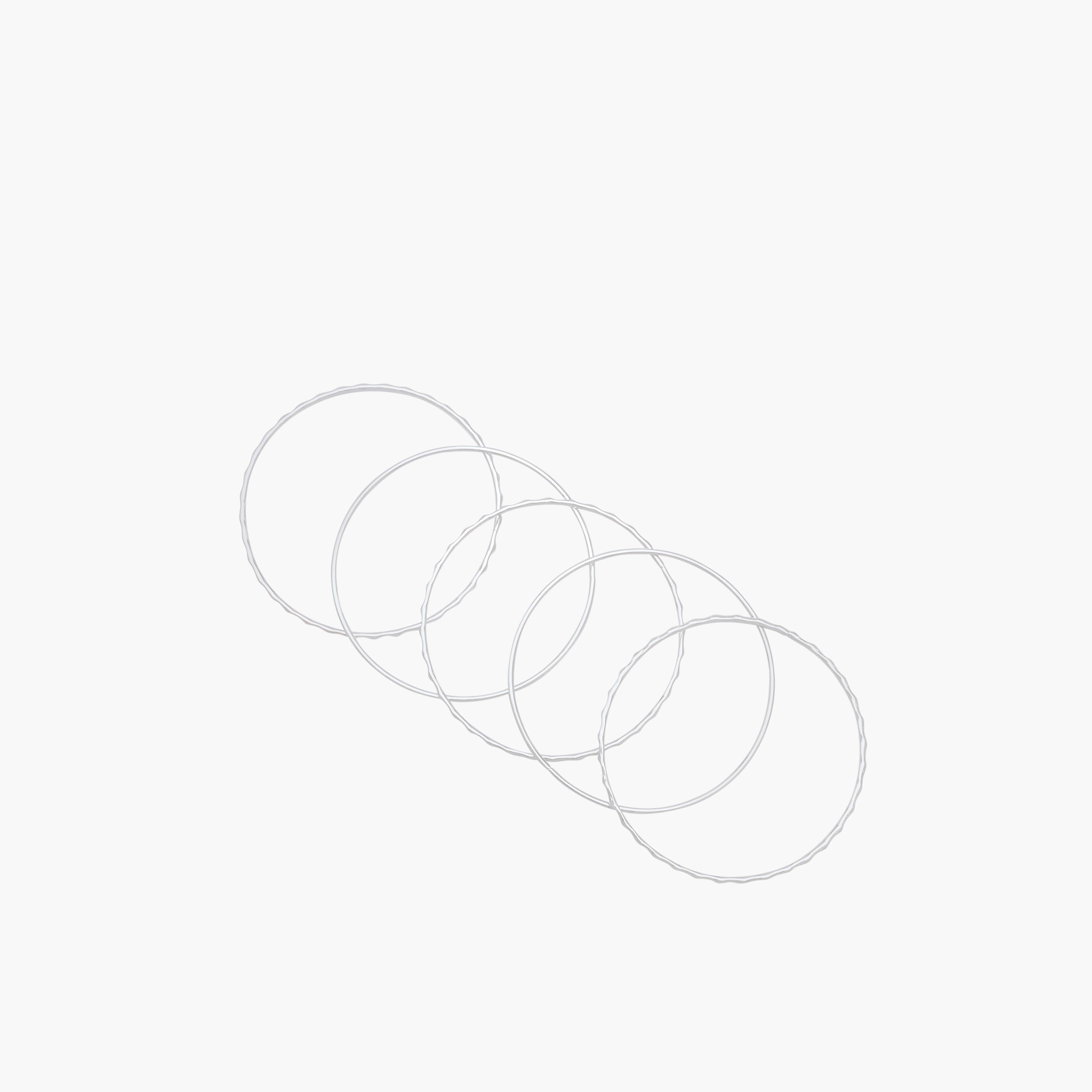 طقم أساور بلون فضي 5 قطع-women-watchesandjewellery-jewellery-banglesandbracelets-image-6