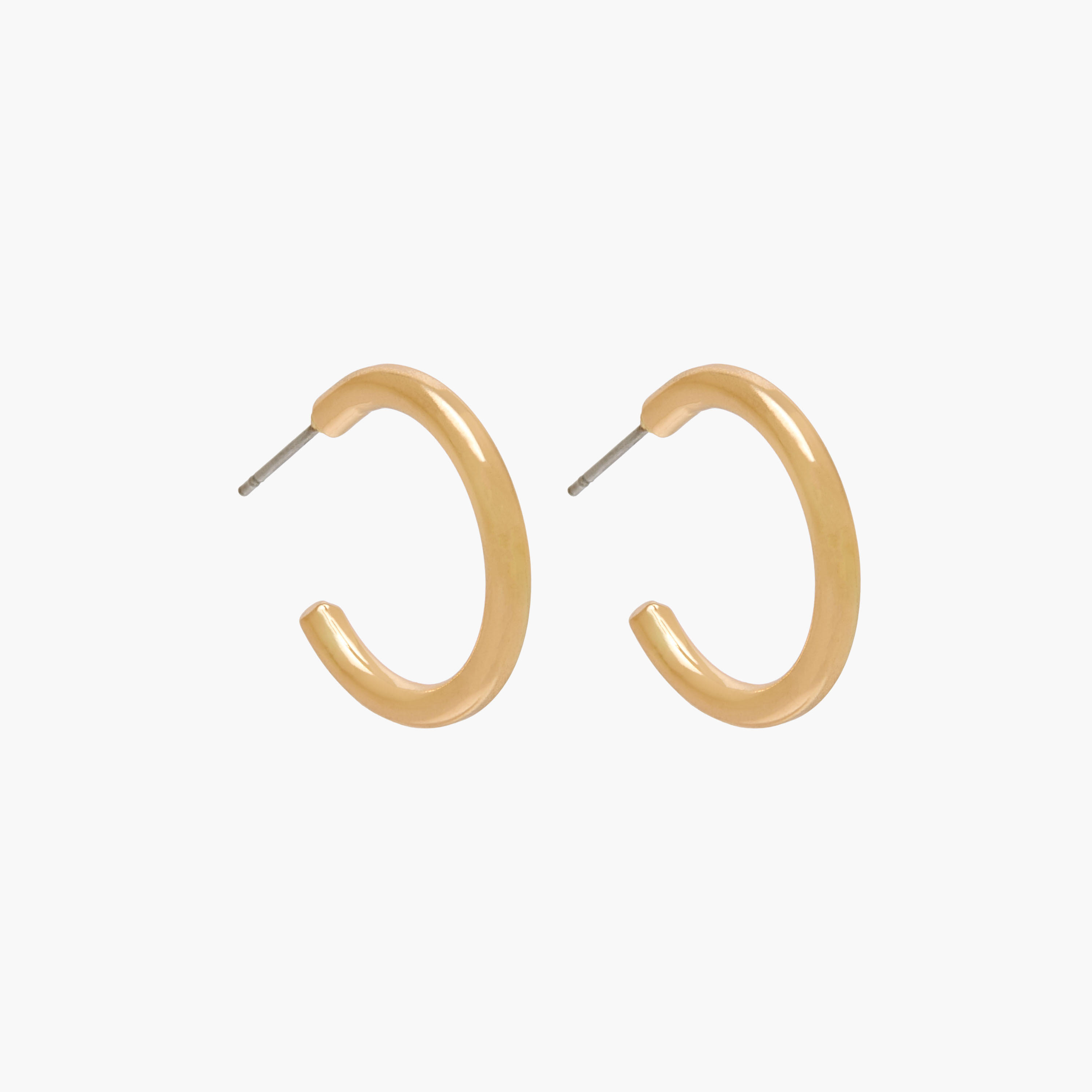 Pack of 3 Gold Tone Hoop Earrings with Pushback Closure-women-watchesandjewellery-jewellery-earrings-image-4