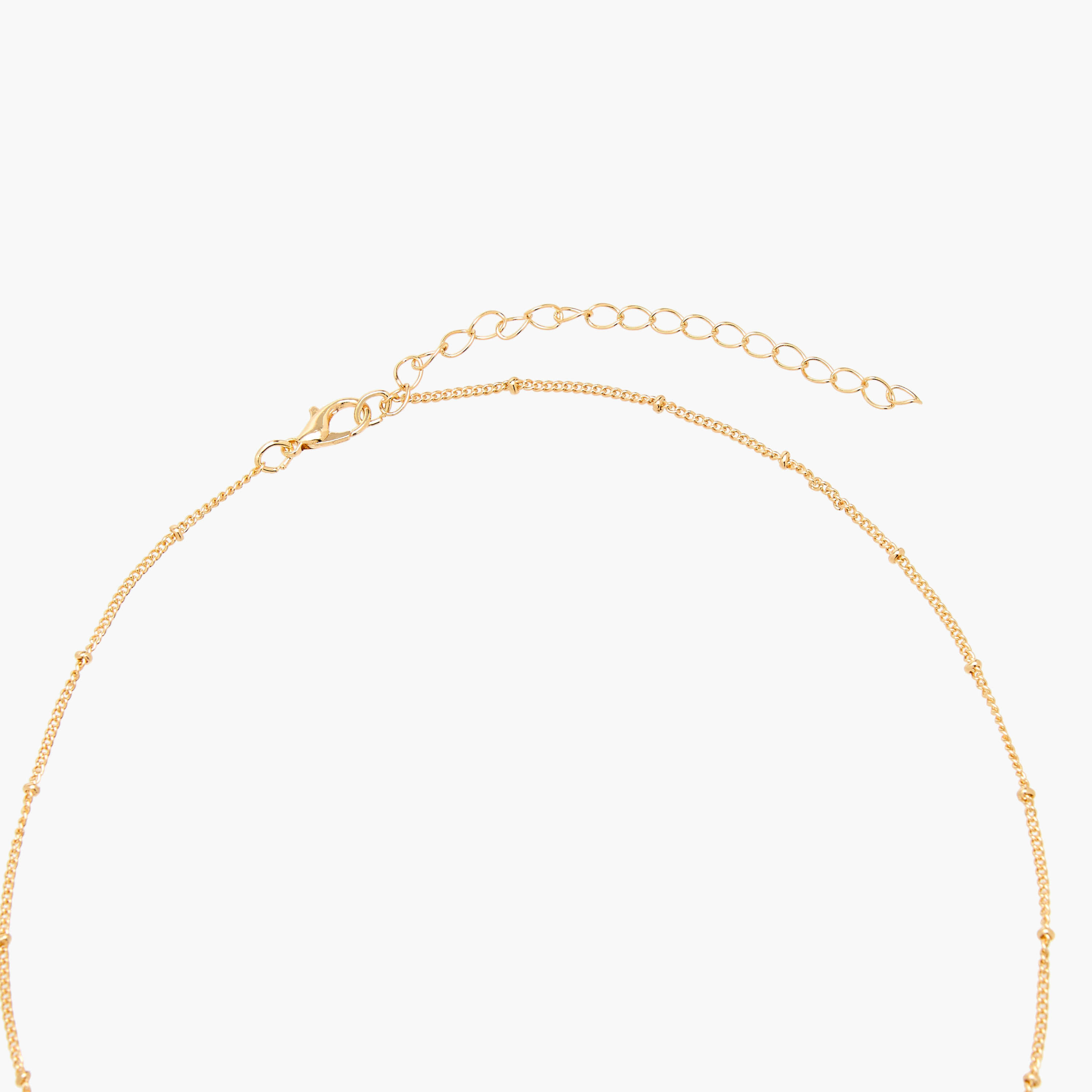 Set of 2 - Bow Embellished Gold Tone Pendant Necklace and Earrings-women-watchesandjewellery-jewellery-jewellerysets-image-4