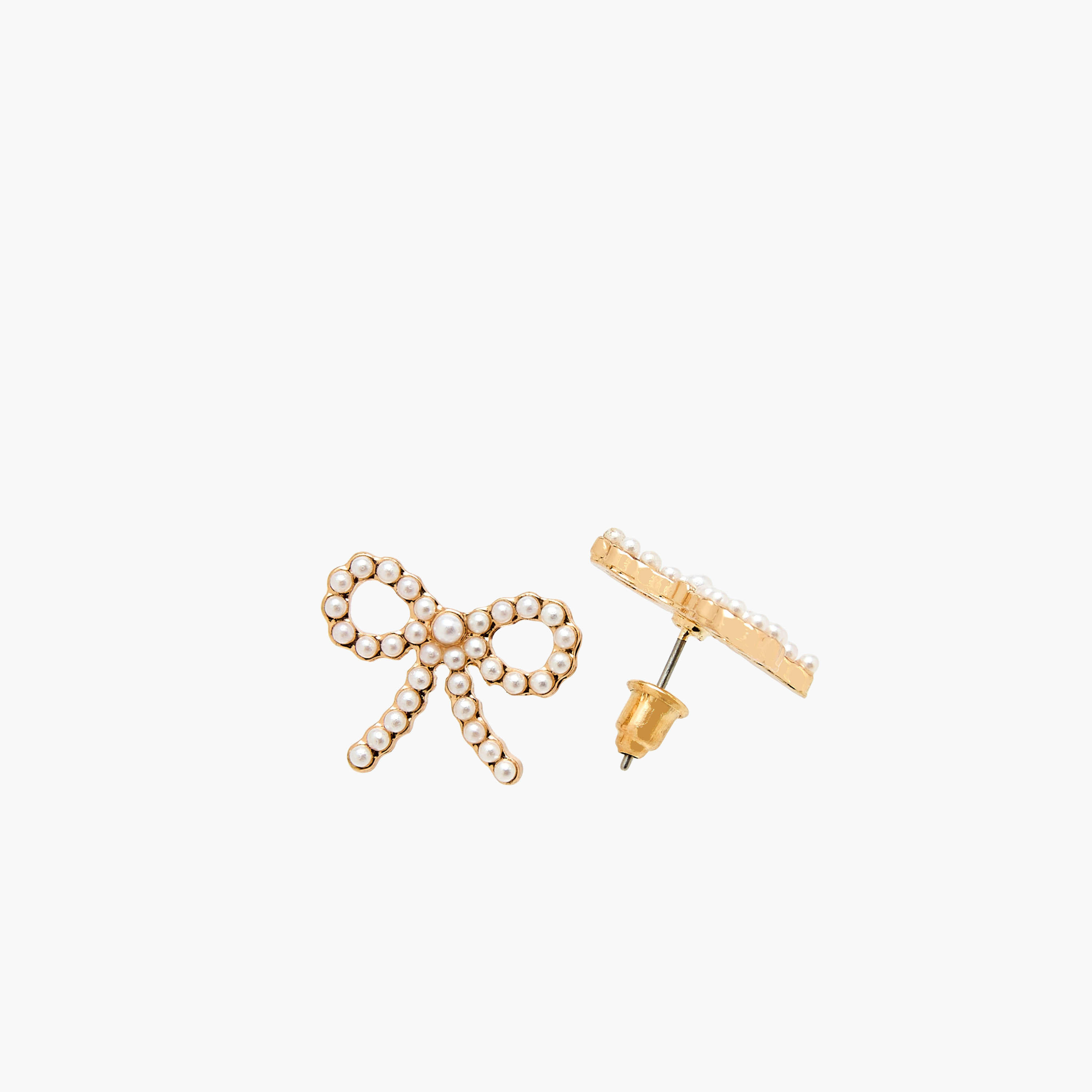 Set of 2 - Bow Embellished Gold Tone Pendant Necklace and Earrings-women-watchesandjewellery-jewellery-jewellerysets-image-7