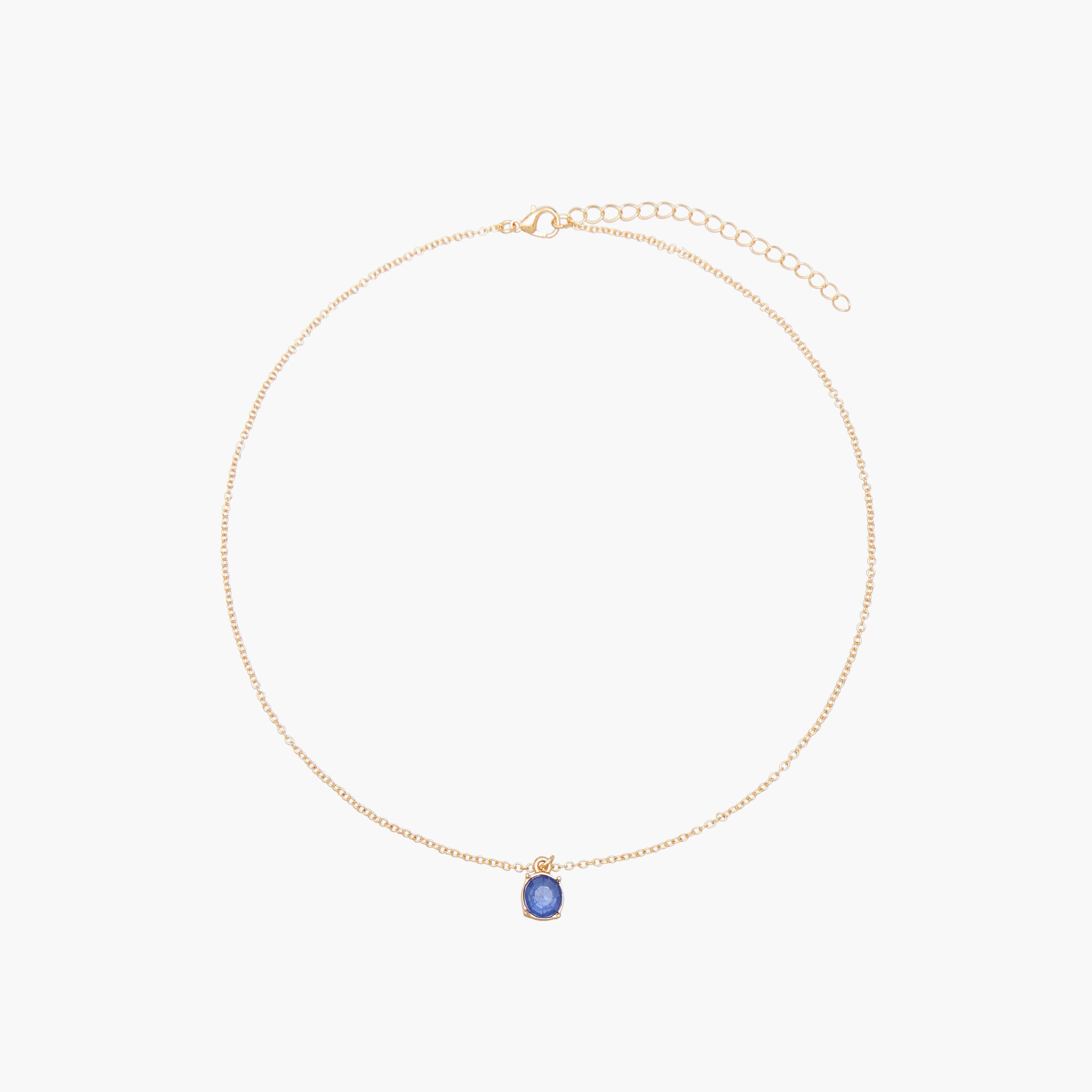 Set of 2 - Gold Tone Stone Embellished Pendant Necklace and Earrings-women-watchesandjewellery-jewellery-jewellerysets-image-2