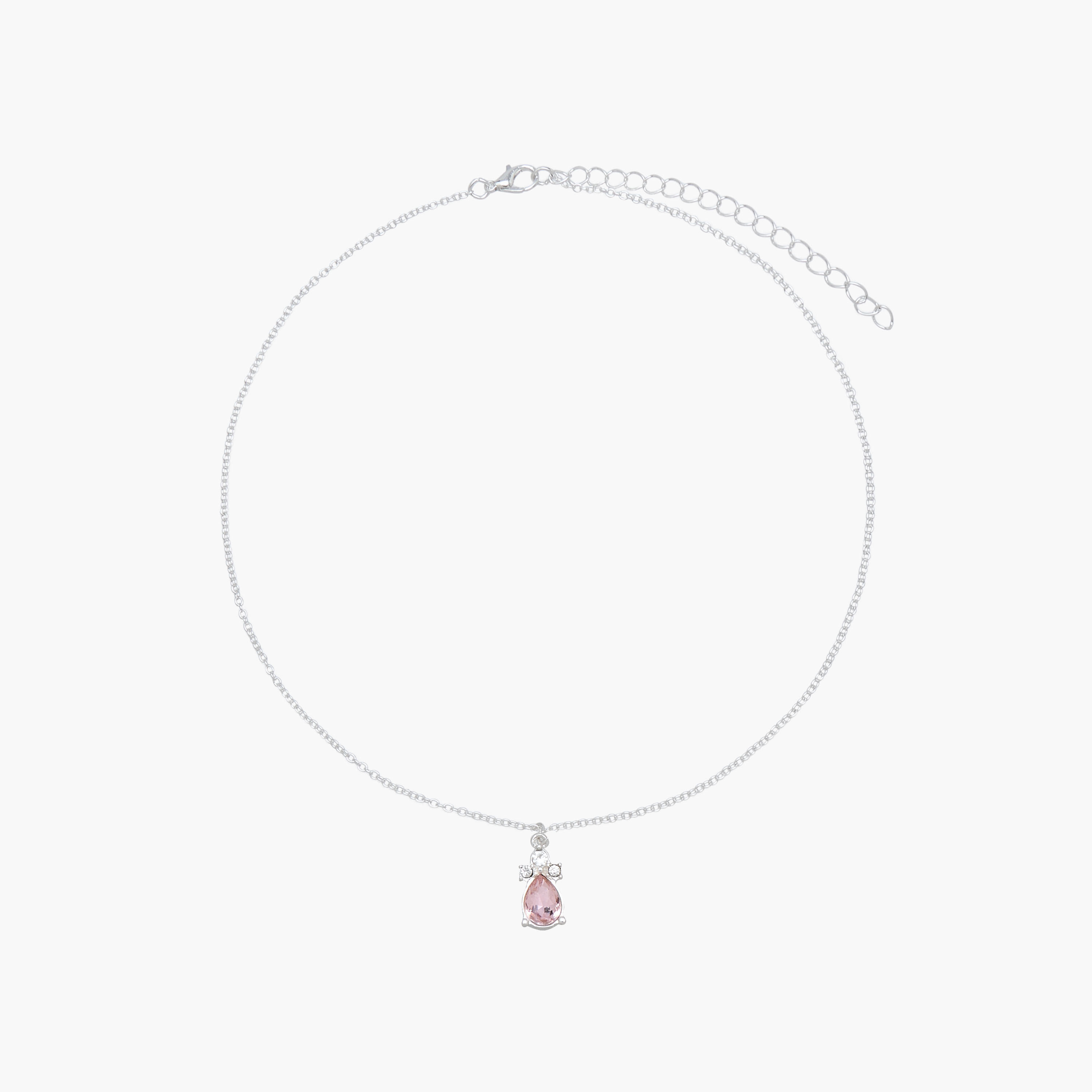 Set of 2 - Stone Embellished Pendant Necklace and Earrings-women-watchesandjewellery-jewellery-jewellerysets-image-2