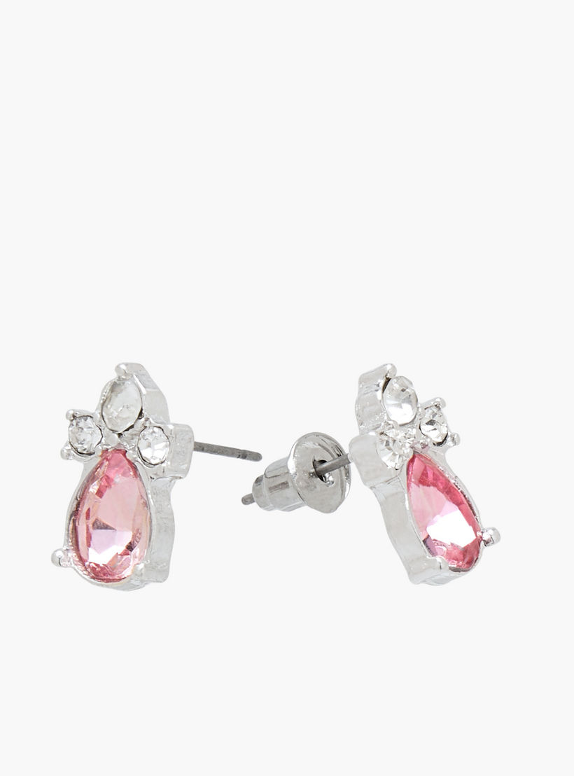 Set of 2 - Stone Embellished Pendant Necklace and Earrings-women-watchesandjewellery-jewellery-jewellerysets-image-5