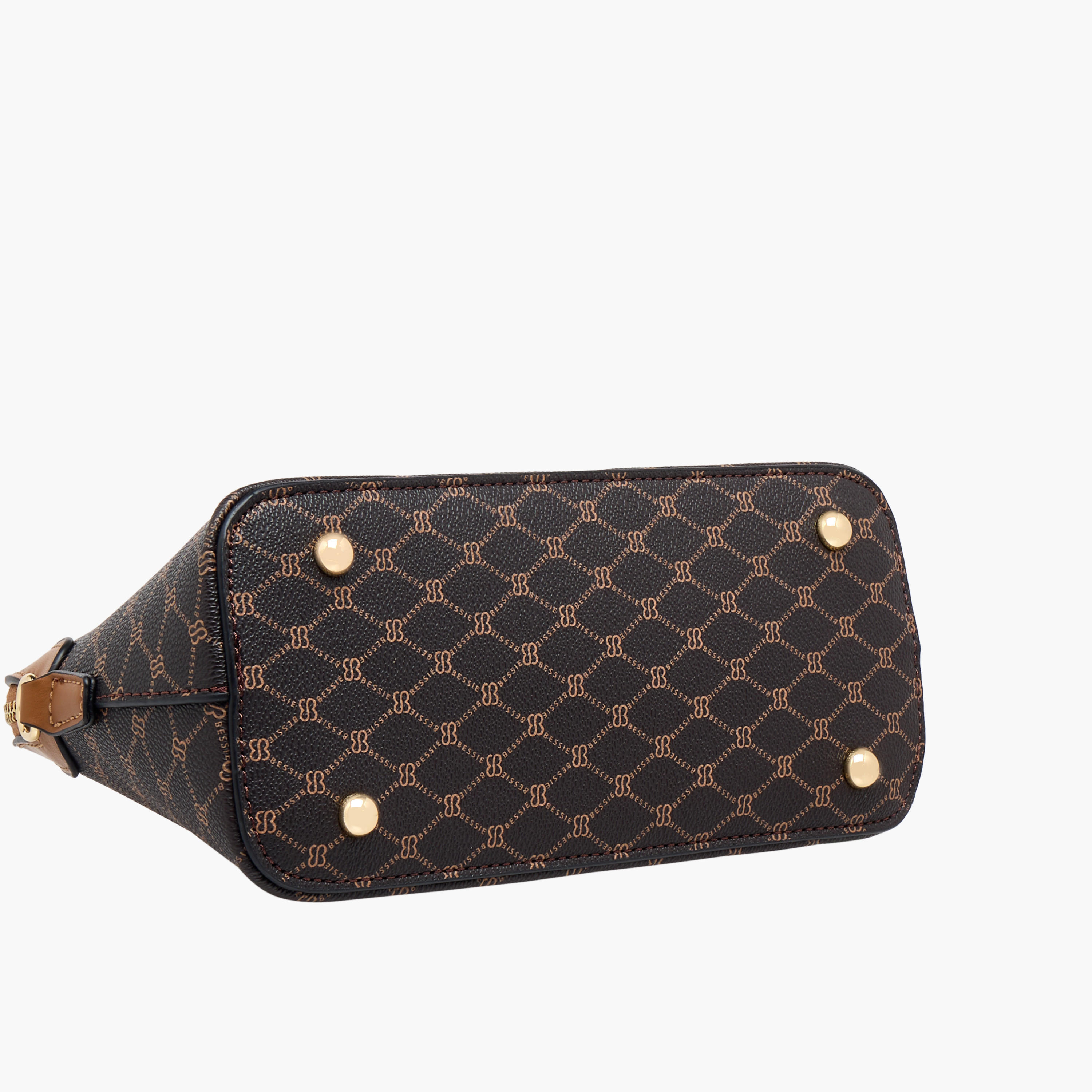 شنطة كروس بودي بحزام قابل للتعديل وطبعات مونوجرام من بيسي لندن-women-bagsandwallets-handbags-image-7