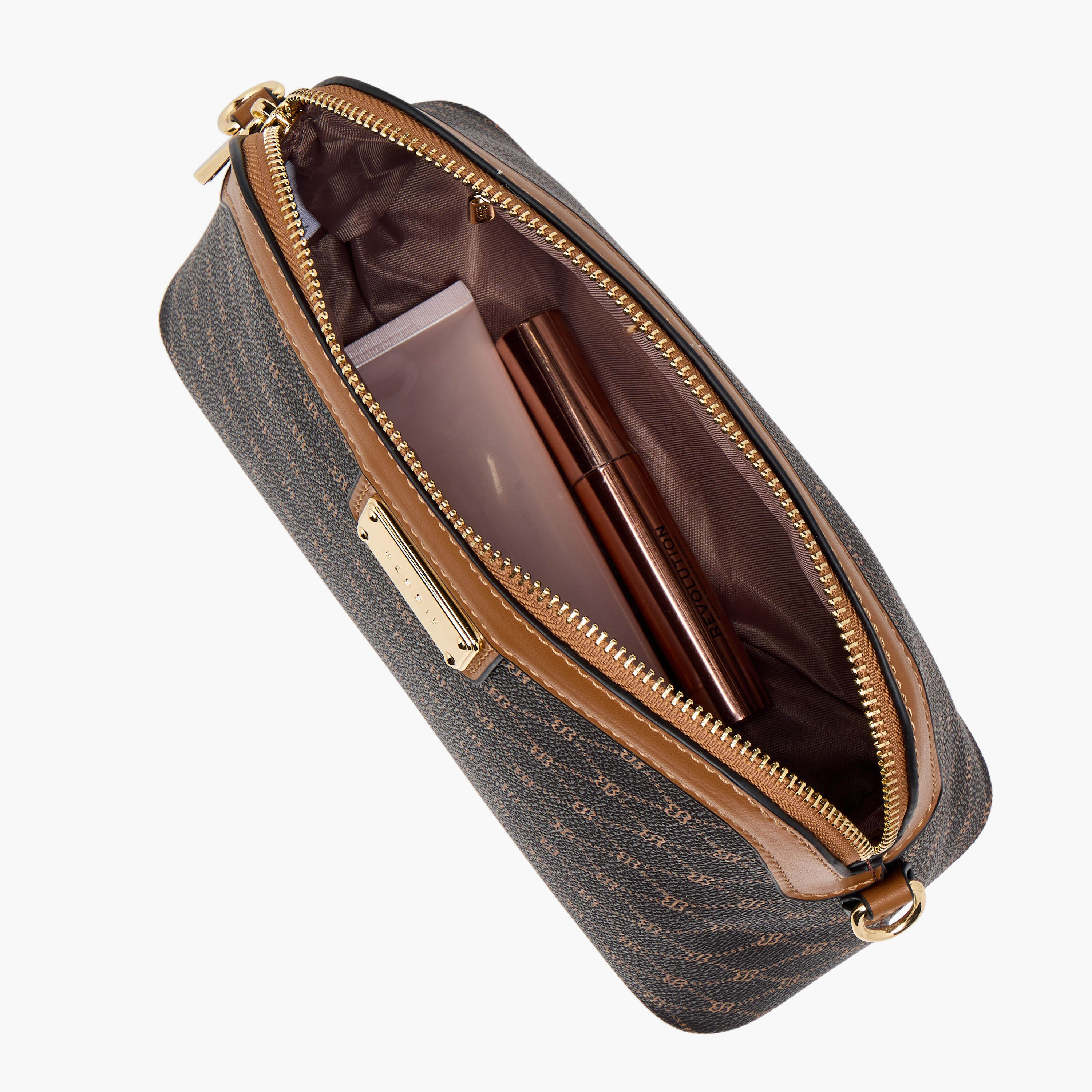شنطة كروس بودي بحزام قابل للتعديل وطبعات مونوجرام من بيسي لندن-women-bagsandwallets-handbags-image-9