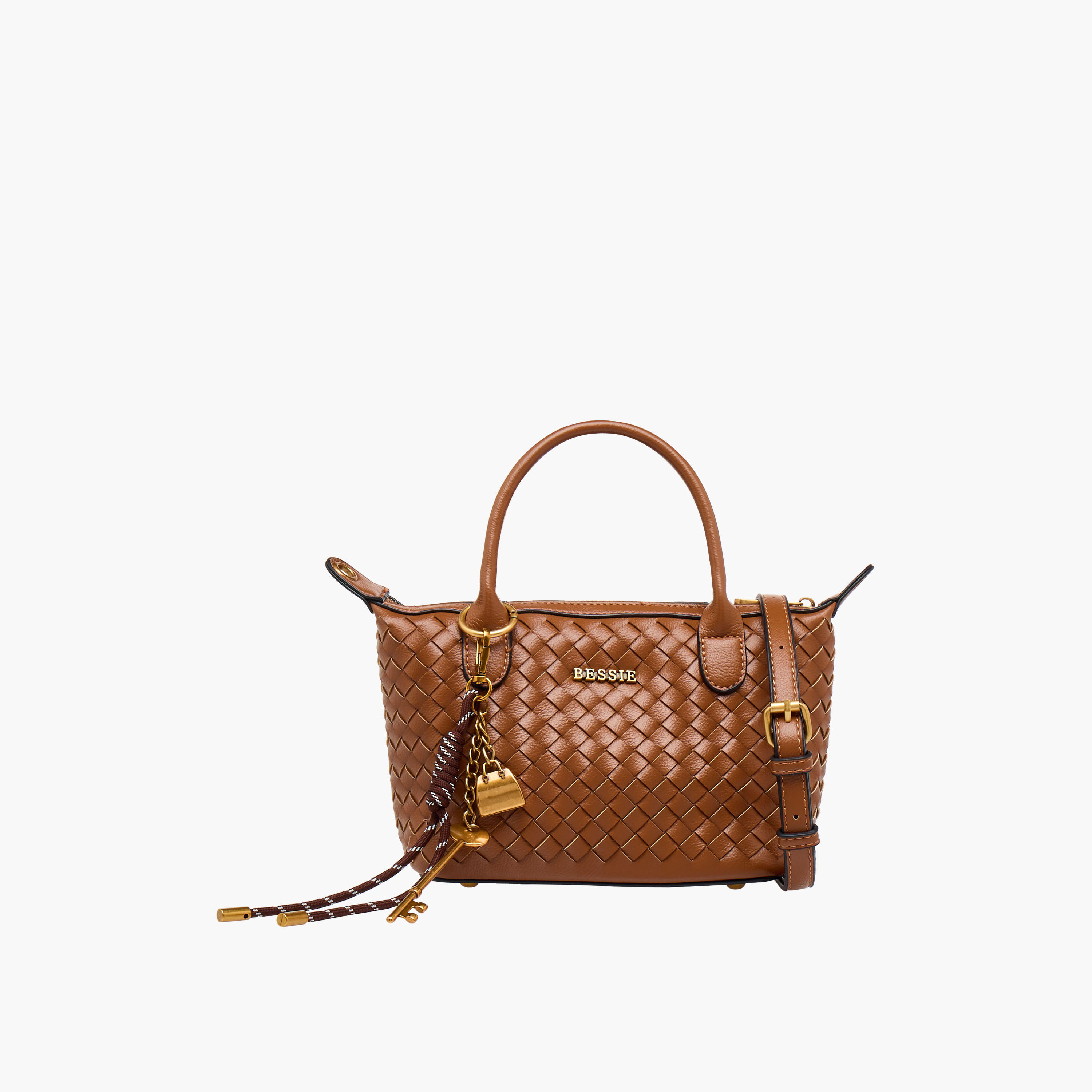 شنطة كتف مضفرة بمقابض مزدوجة من بيسي لندن-women-bagsandwallets-handbags-image-1