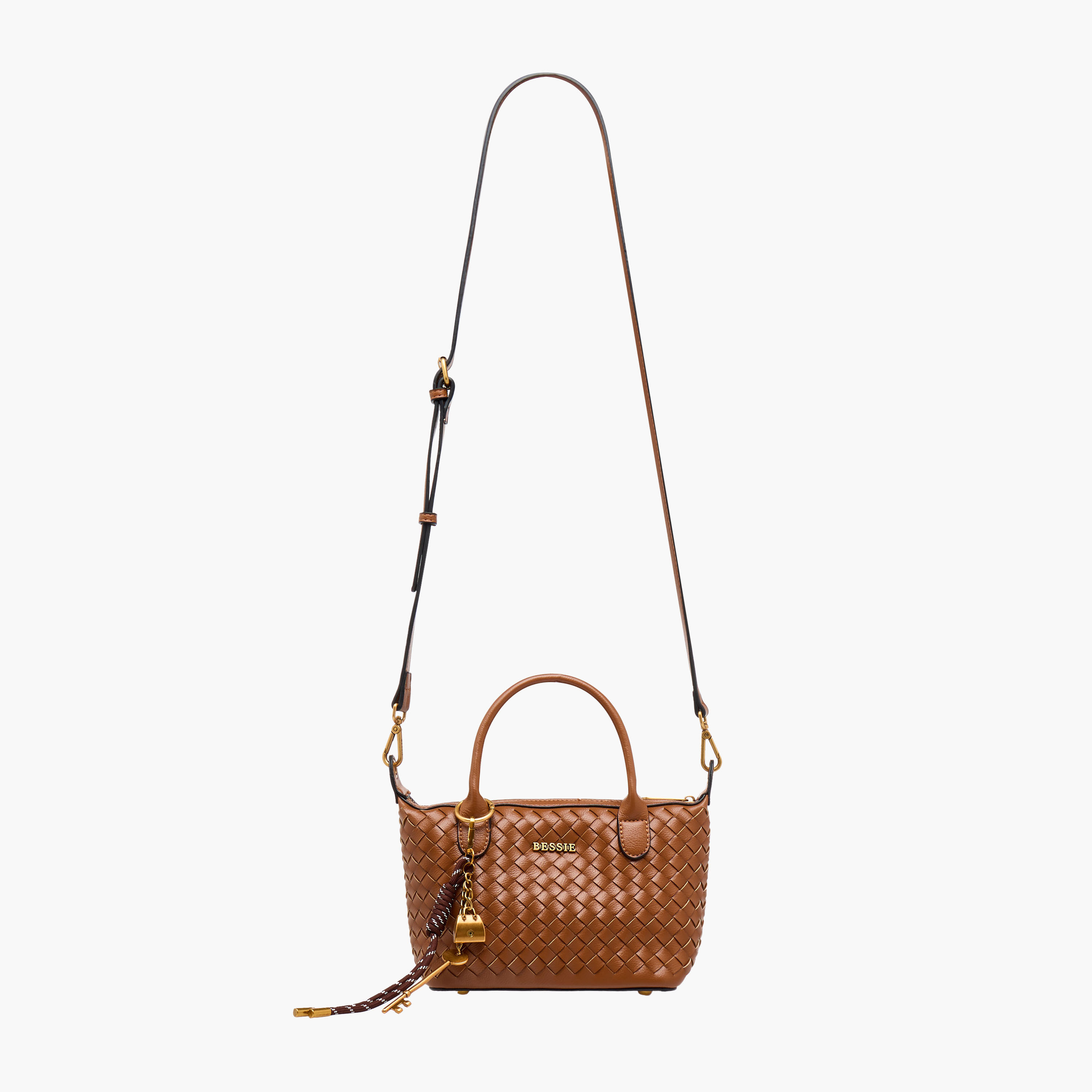 شنطة كتف مضفرة بمقابض مزدوجة من بيسي لندن-women-bagsandwallets-handbags-image-3