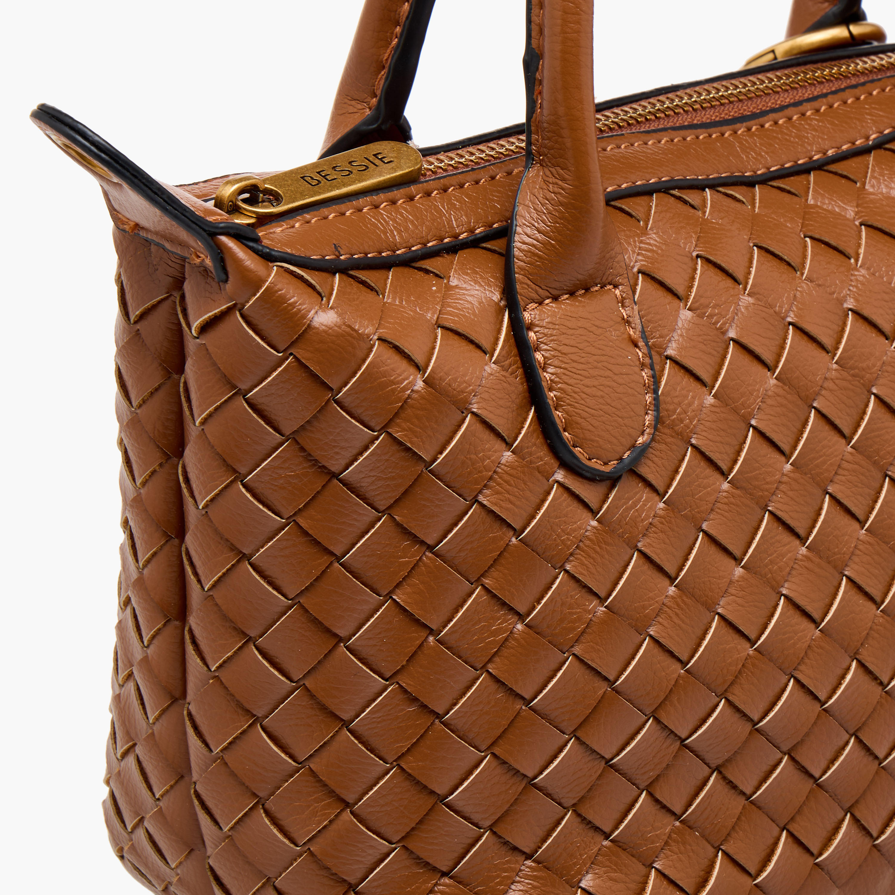 Bessie London Braided Shoulder Bag with Double Handle-women-bagsandwallets-handbags-image-6