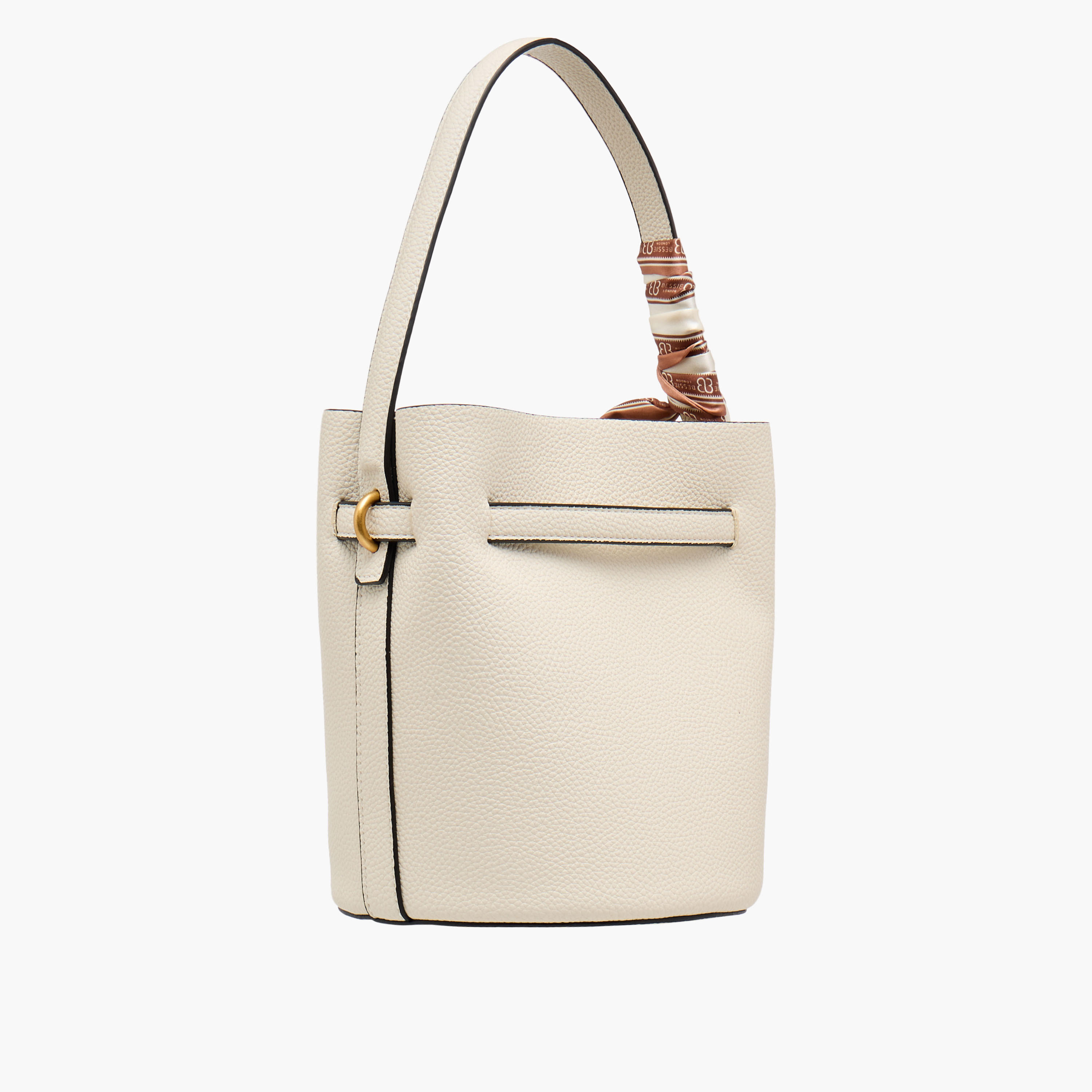 Bessie London Textured Bucket Bag with Scarf-women-bagsandwallets-handbags-image-4