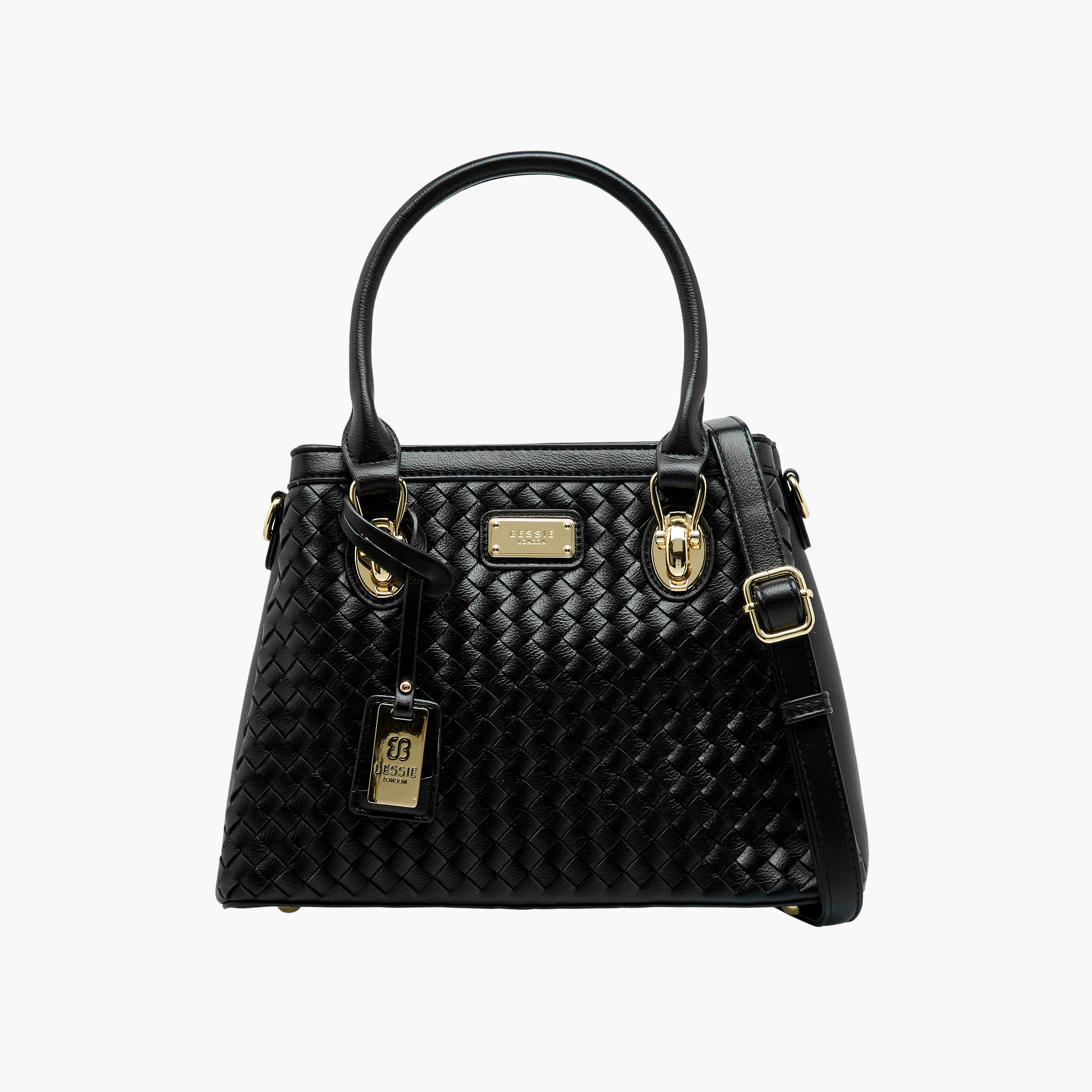 شنطة توتي بارزة الملمس بحزام قابل للفصل من بيسي لندن-women-bagsandwallets-handbags-image-1