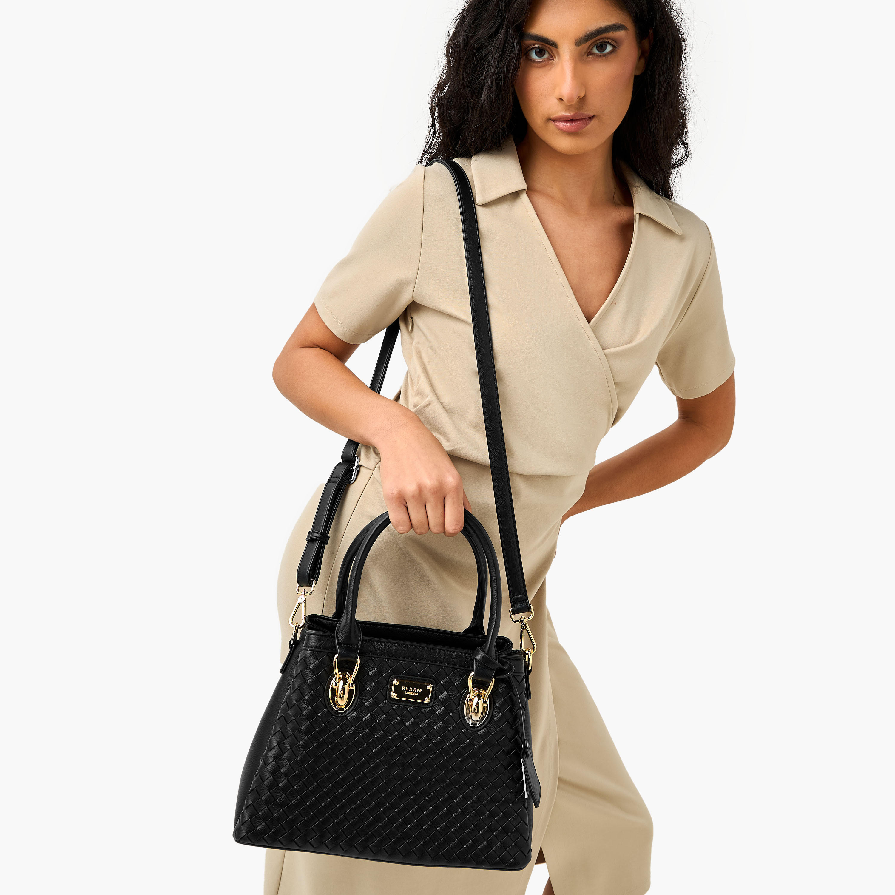 شنطة توتي بارزة الملمس بحزام قابل للفصل من بيسي لندن-women-bagsandwallets-handbags-image-8