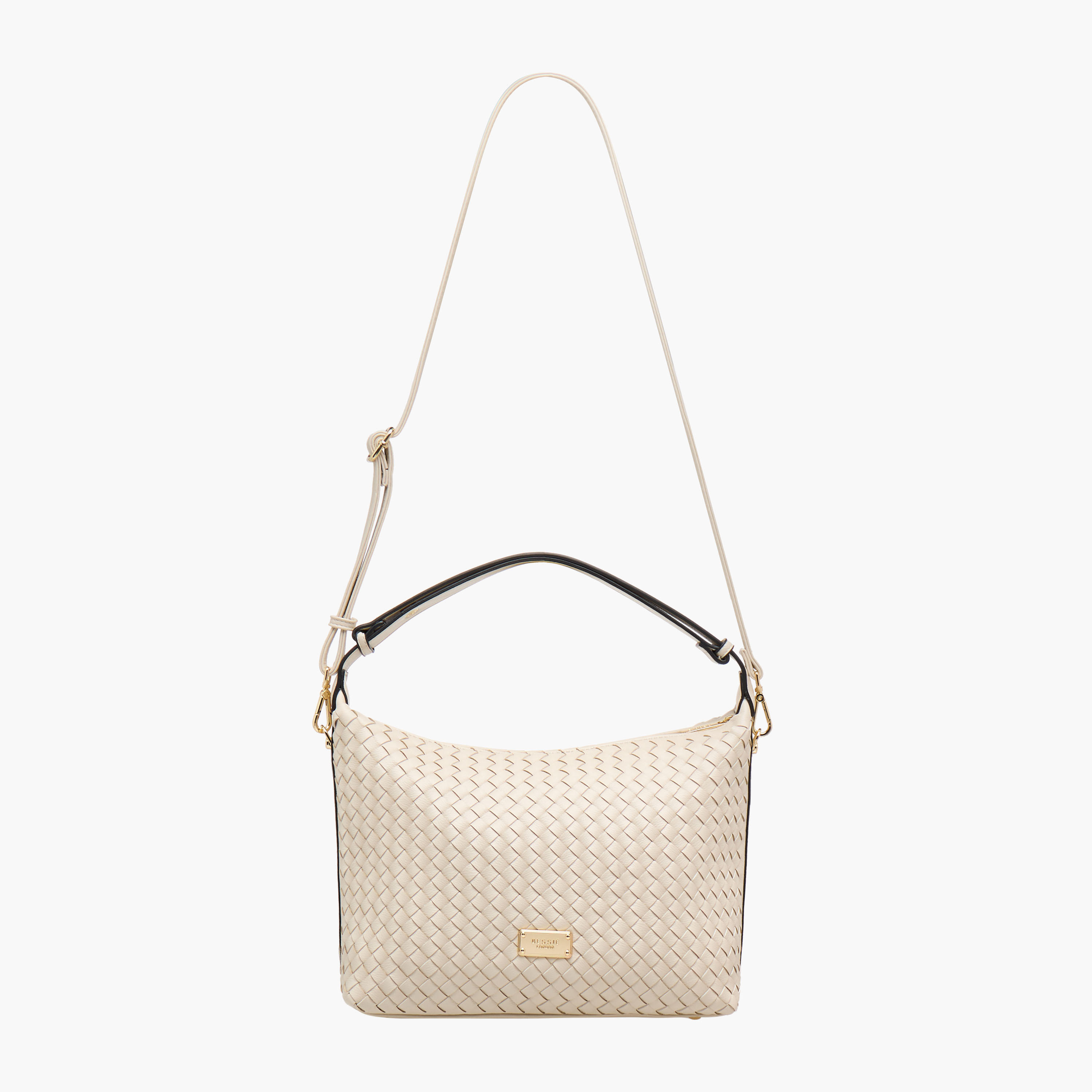 Bessie London Braided Shoulder Bag with Zip Closure-women-bagsandwallets-handbags-image-3