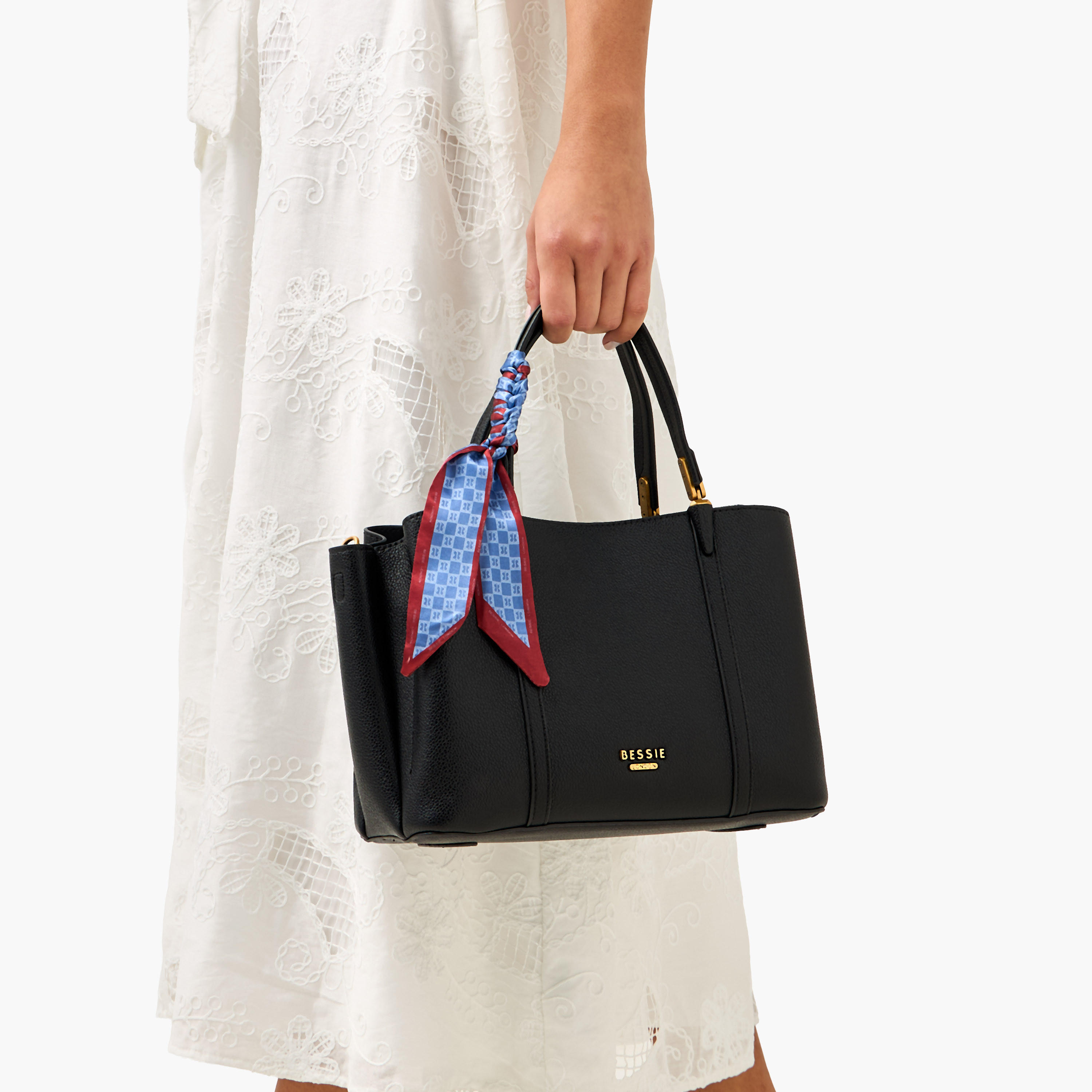 شنطة توتي بزينة وشاح ومقبض مزدوج من بيسي لندن-women-bagsandwallets-handbags-image-8