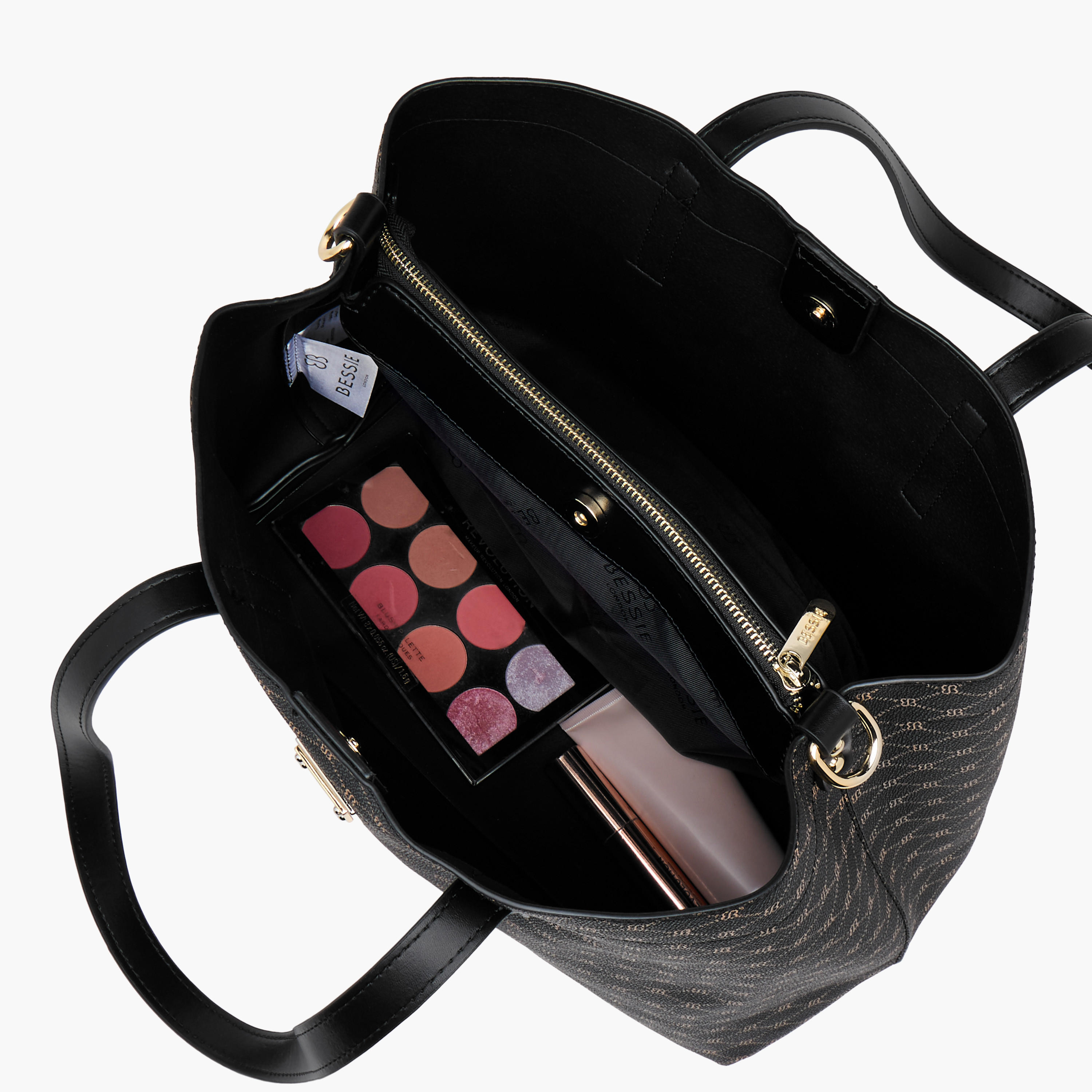 Bessie London Printed Tote Bag with Double Handle-women-bagsandwallets-handbags-image-9