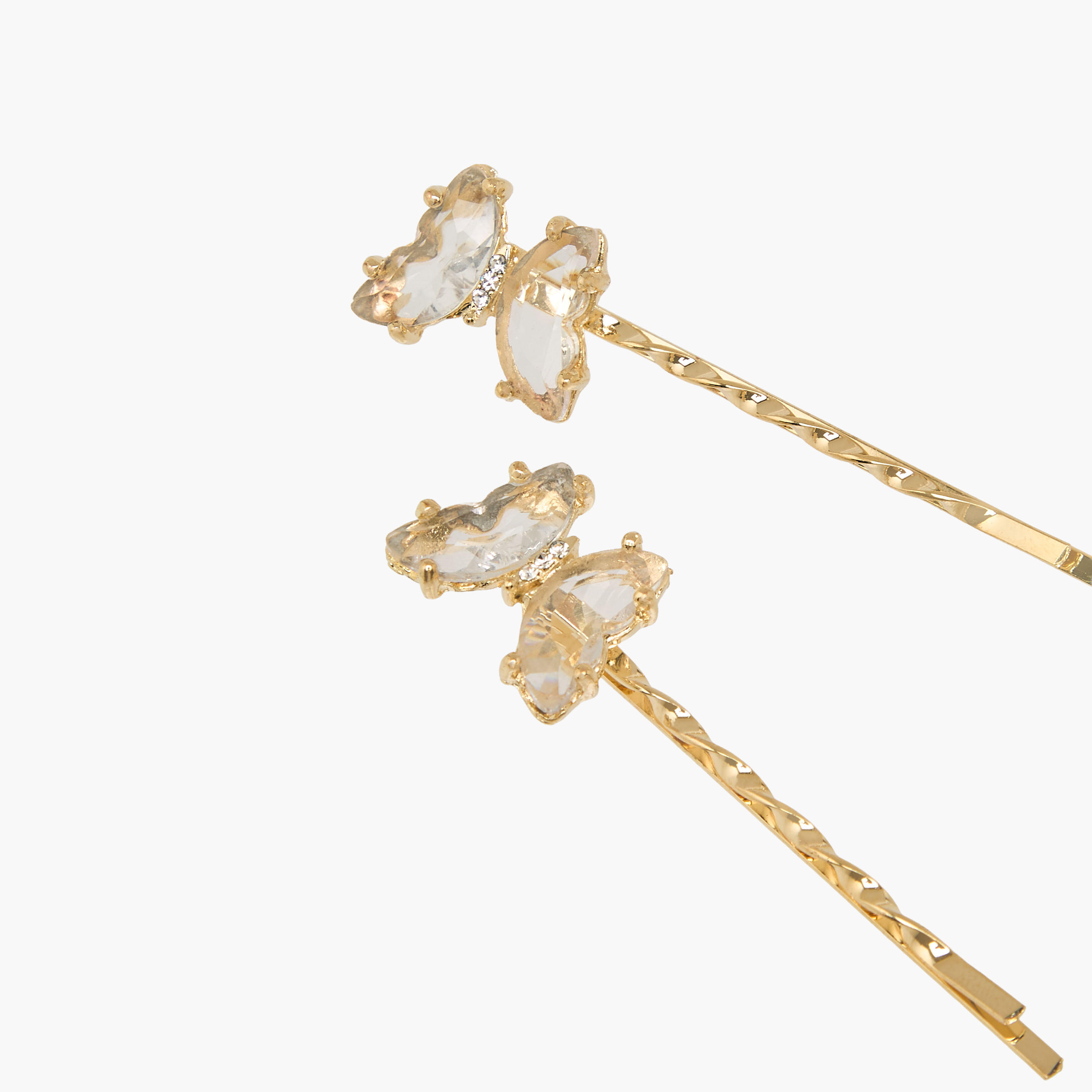 Pack of 2 Butterfly Hairpin with Stone Embellished Design-women-hairaccessories-hairpins-image-4