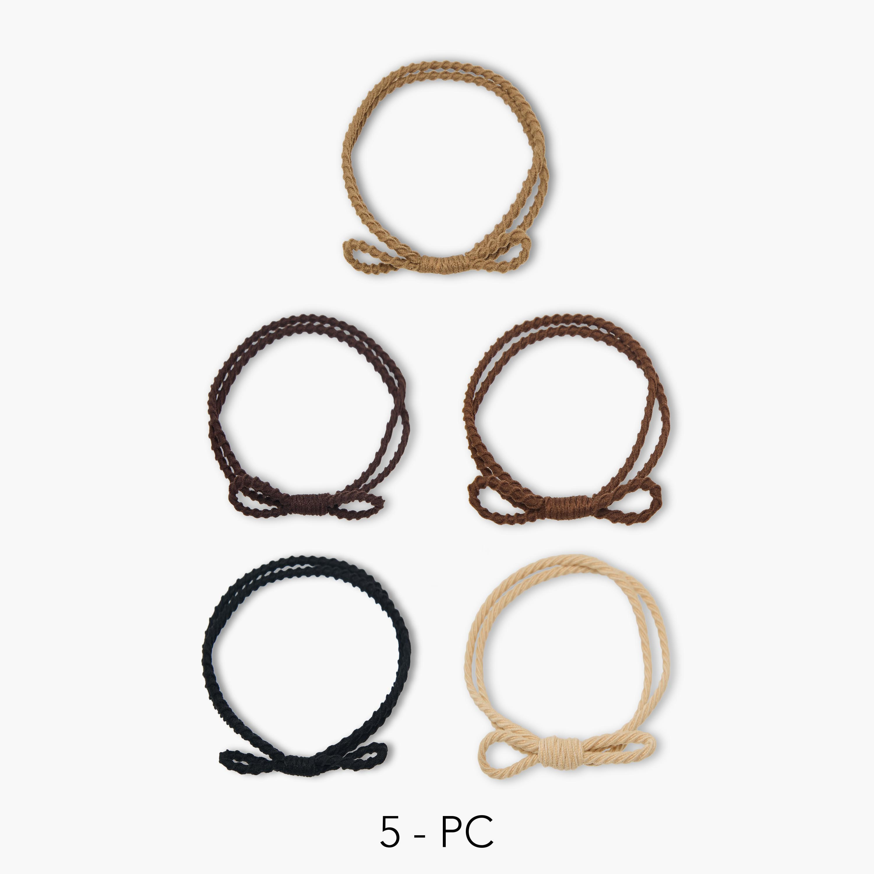 ربطات شعر مضفرة - عبوة 5 قطع-women-hairaccessories-scrunchies-image-1