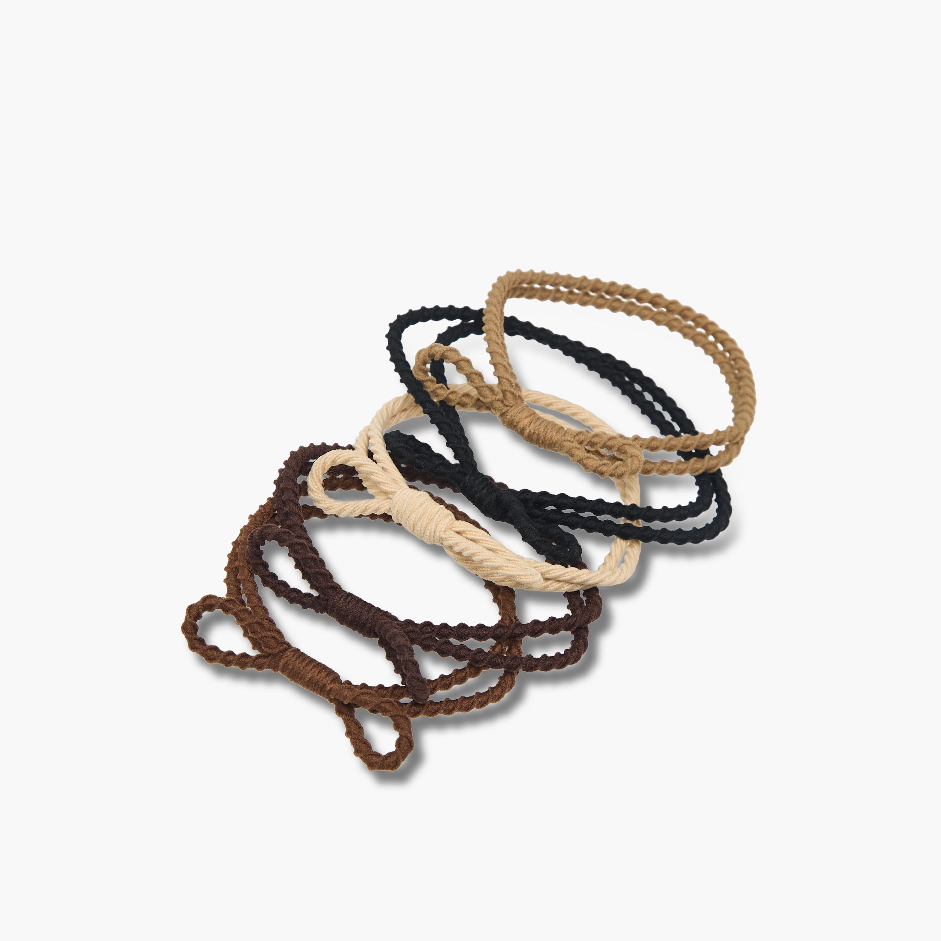 ربطات شعر مضفرة - عبوة 5 قطع-women-hairaccessories-scrunchies-image-8