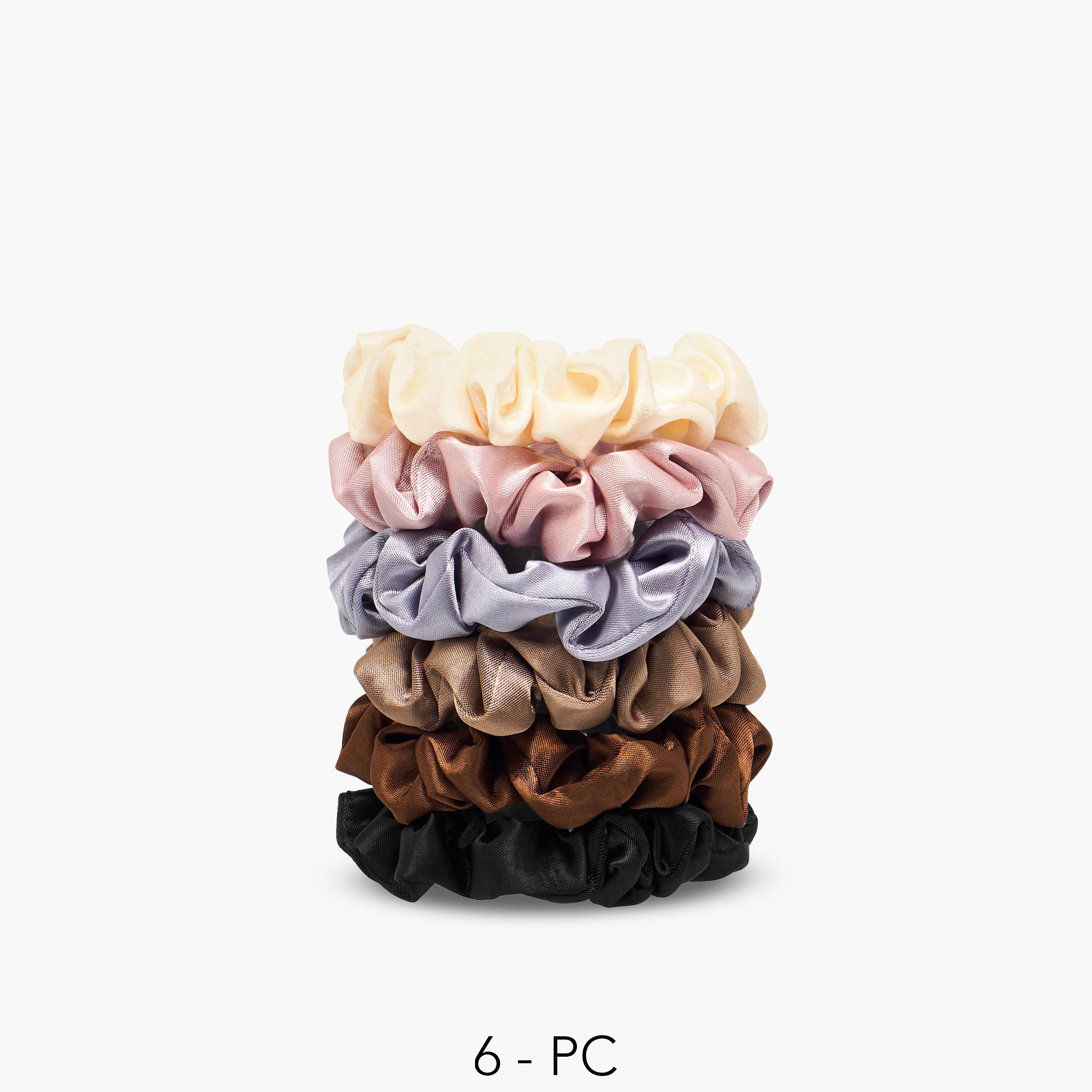 Pack of 6 Hair Scrunchie-women-hairaccessories-scrunchies-image-1