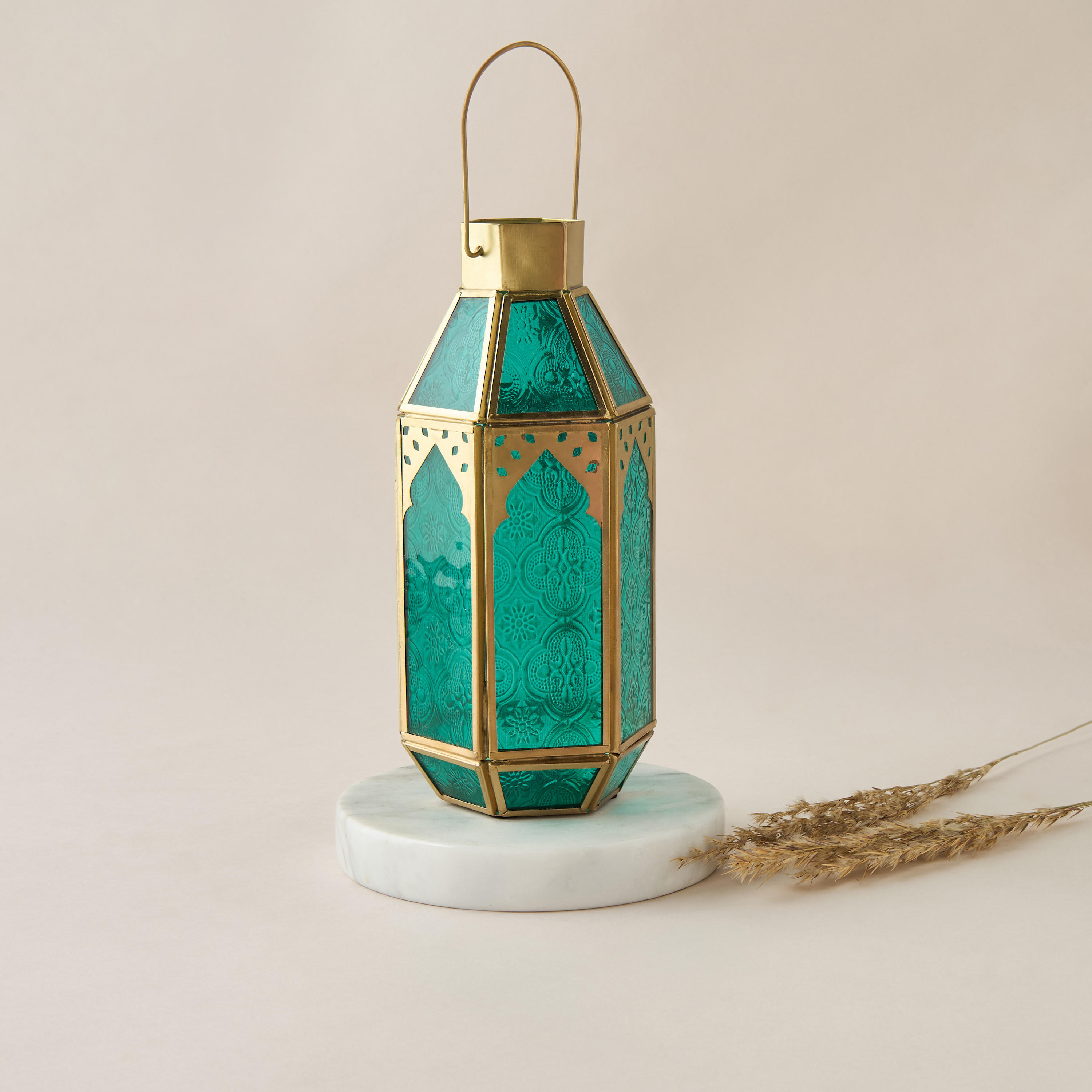 Metallic Tealight Lantern-household-decor-candleholdersandlanterns-image-1