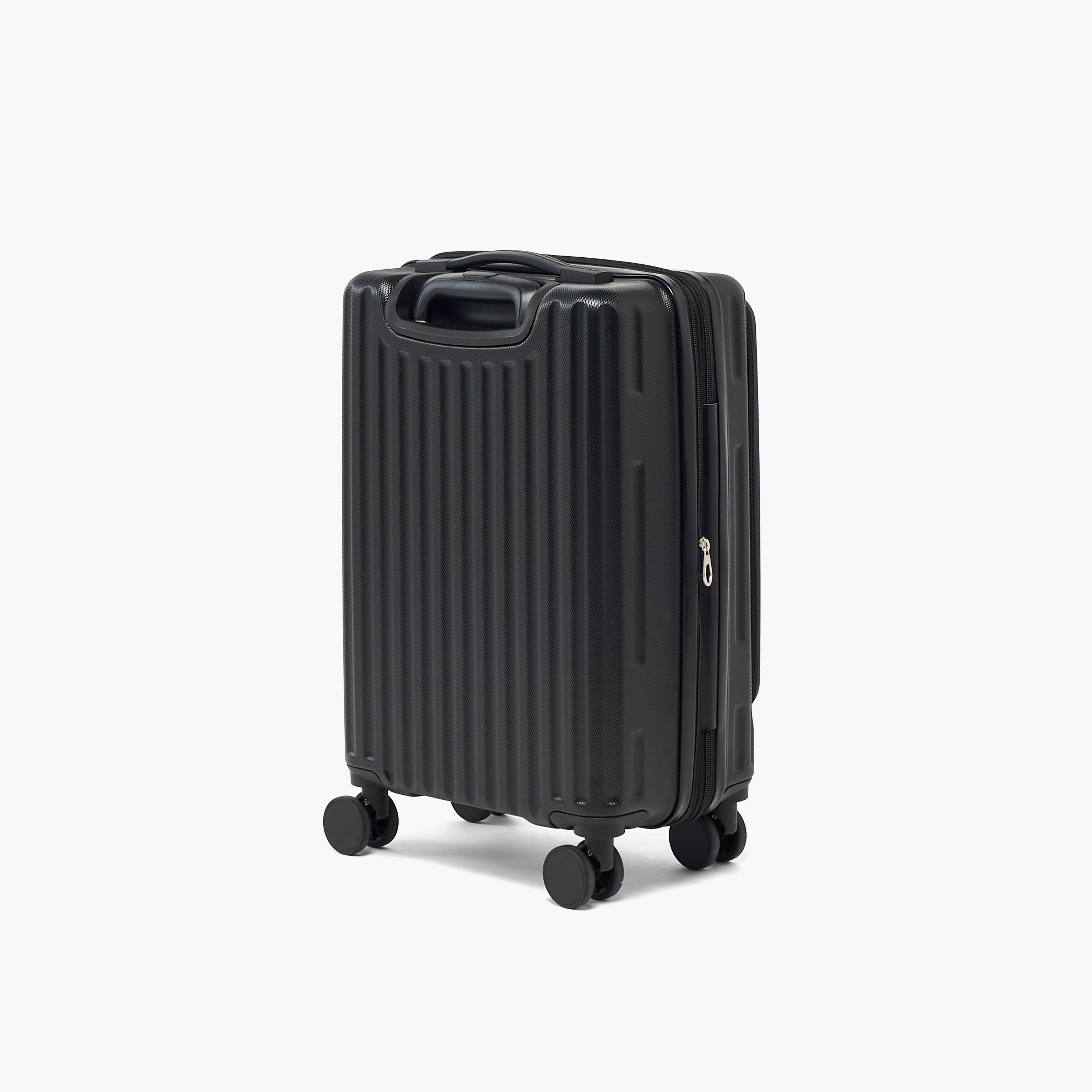 Oaklan by Shoexpress Textured Hardcase Luggage Trolley with Retractable Handle - Cabin-travel-luggagesandbags-luggage-image-3