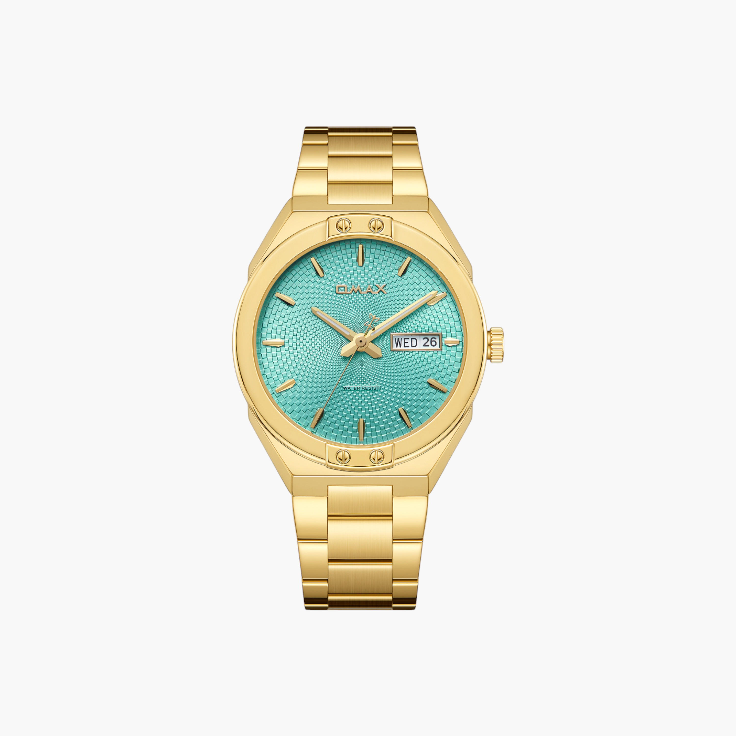 OMAX Gold Tone Men's Analog Watch-men-watchesandjewellery-watches-image-1