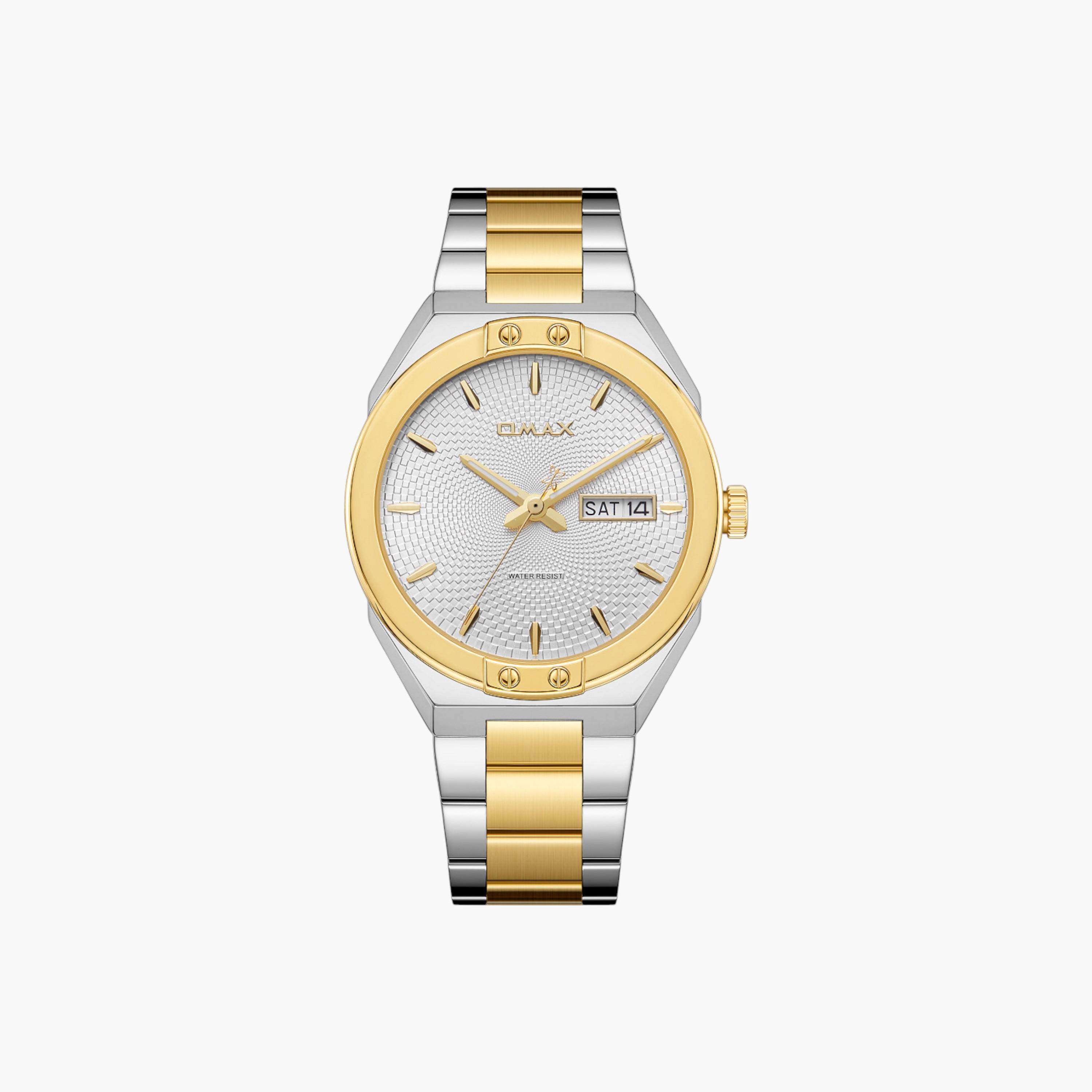 OMAX Two-Tone Stainless Steel Watch-men-watchesandjewellery-watches-image-1