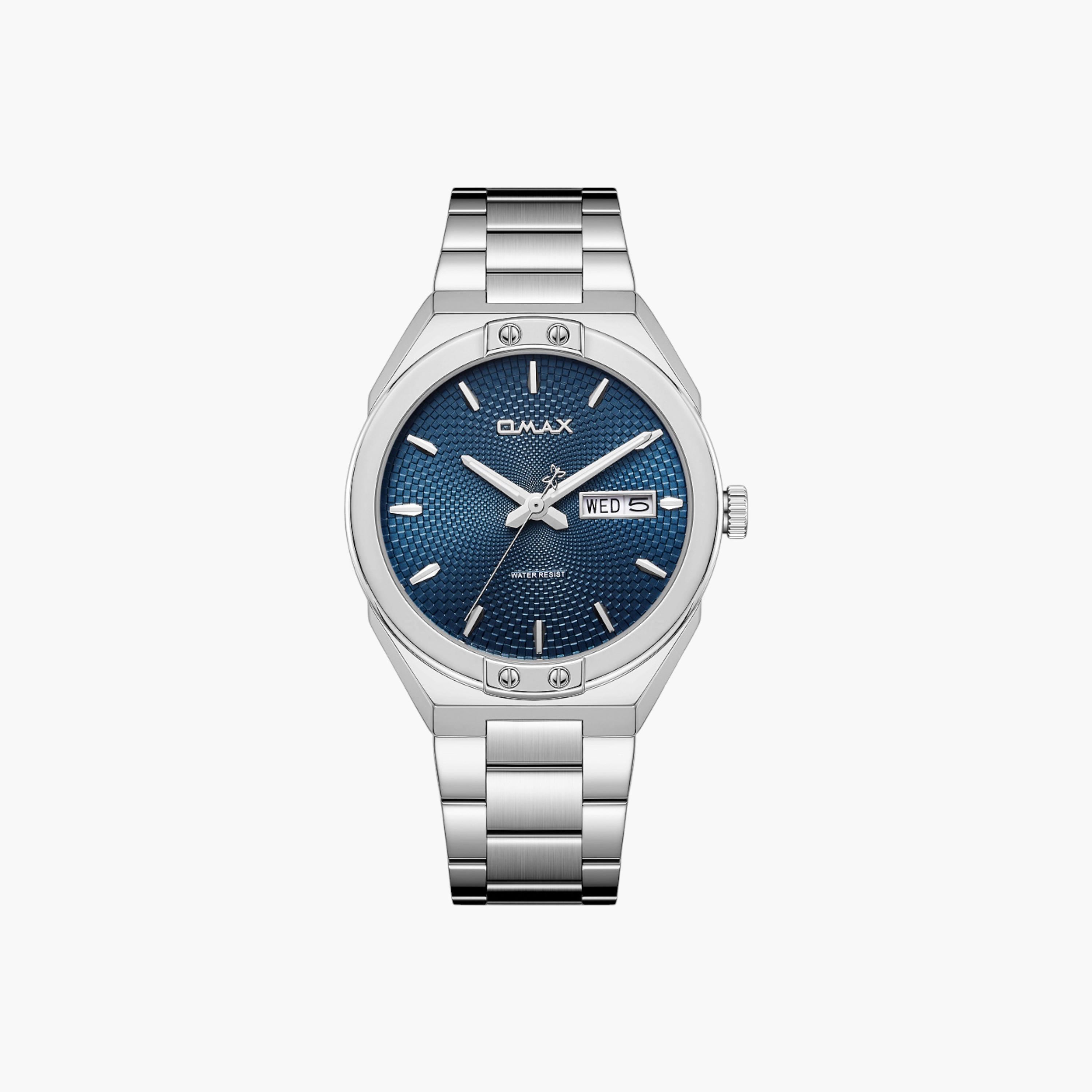 OMAX Silver Stainless Steel Men's Watch-men-watchesandjewellery-watches-image-1