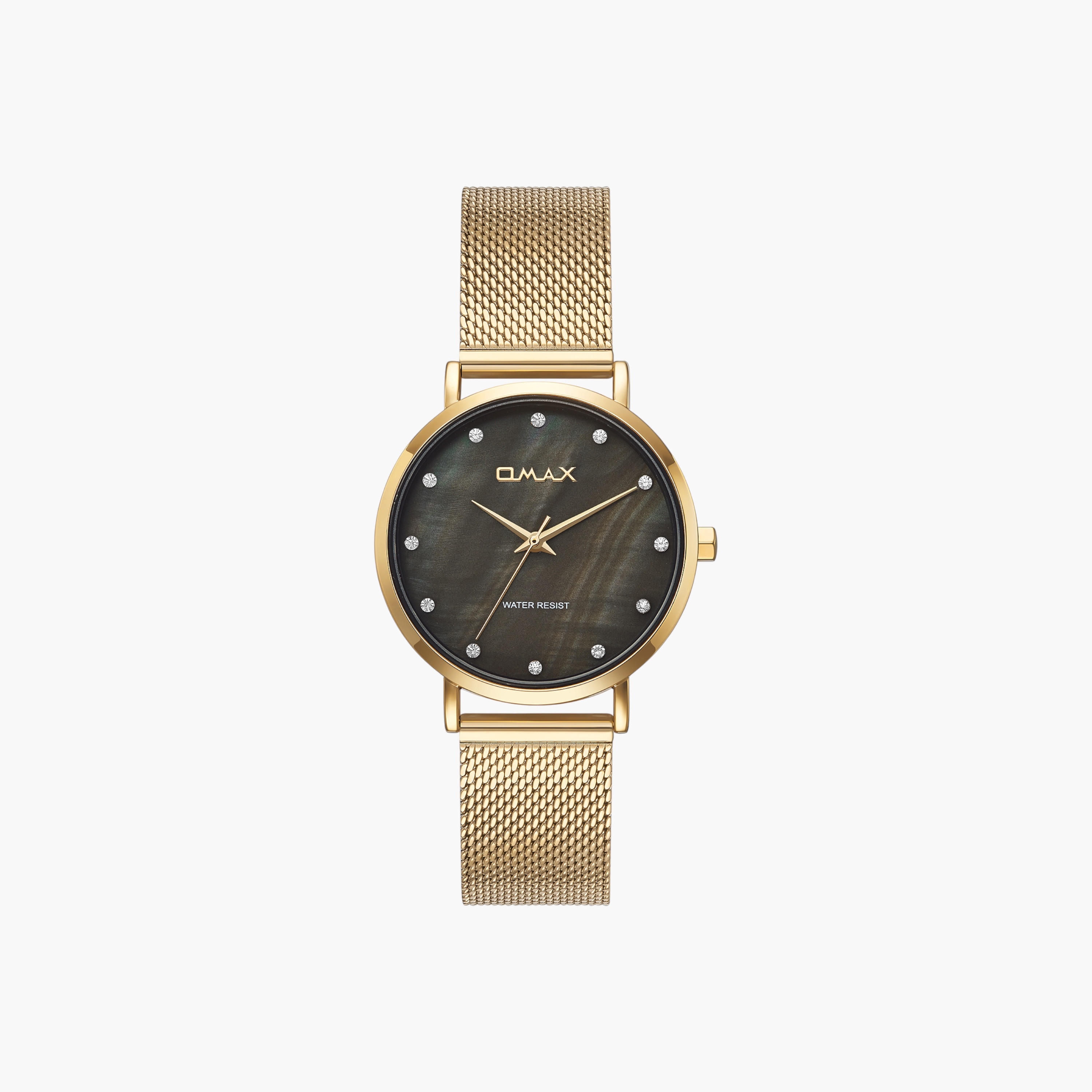 OMAX Gold Mesh Strap Women's Watch-women-watchesandjewellery-watches-image-1