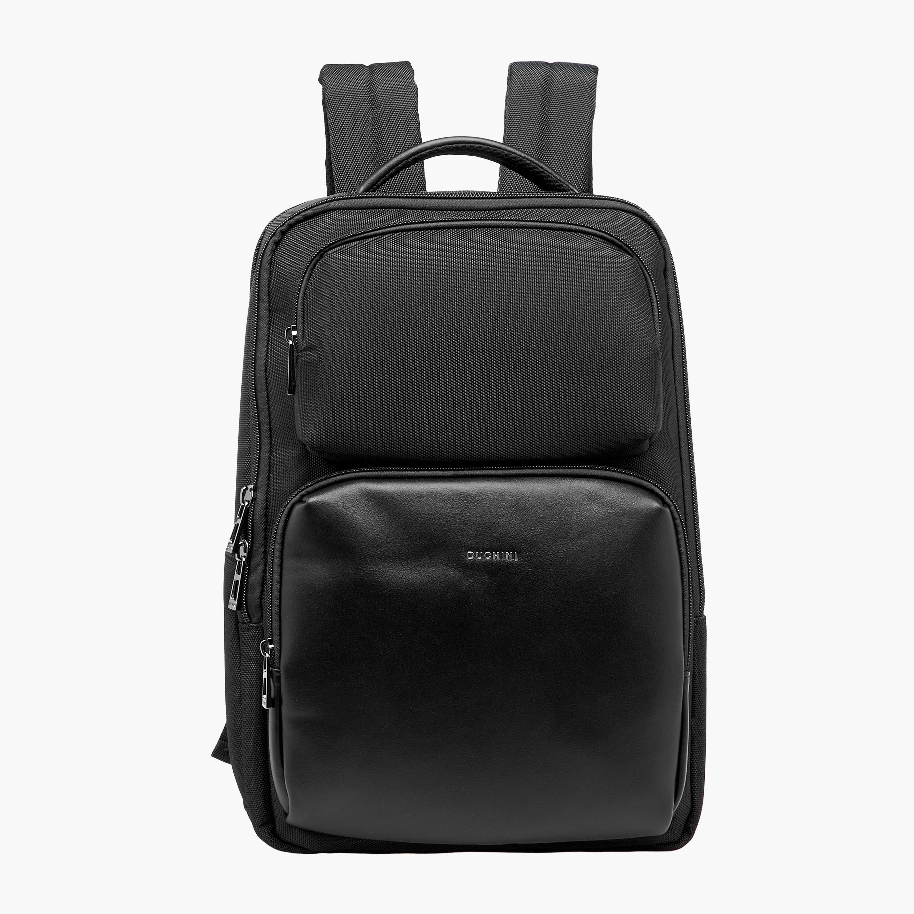 Duchini Men Textured Backpack-men-bags-image-1