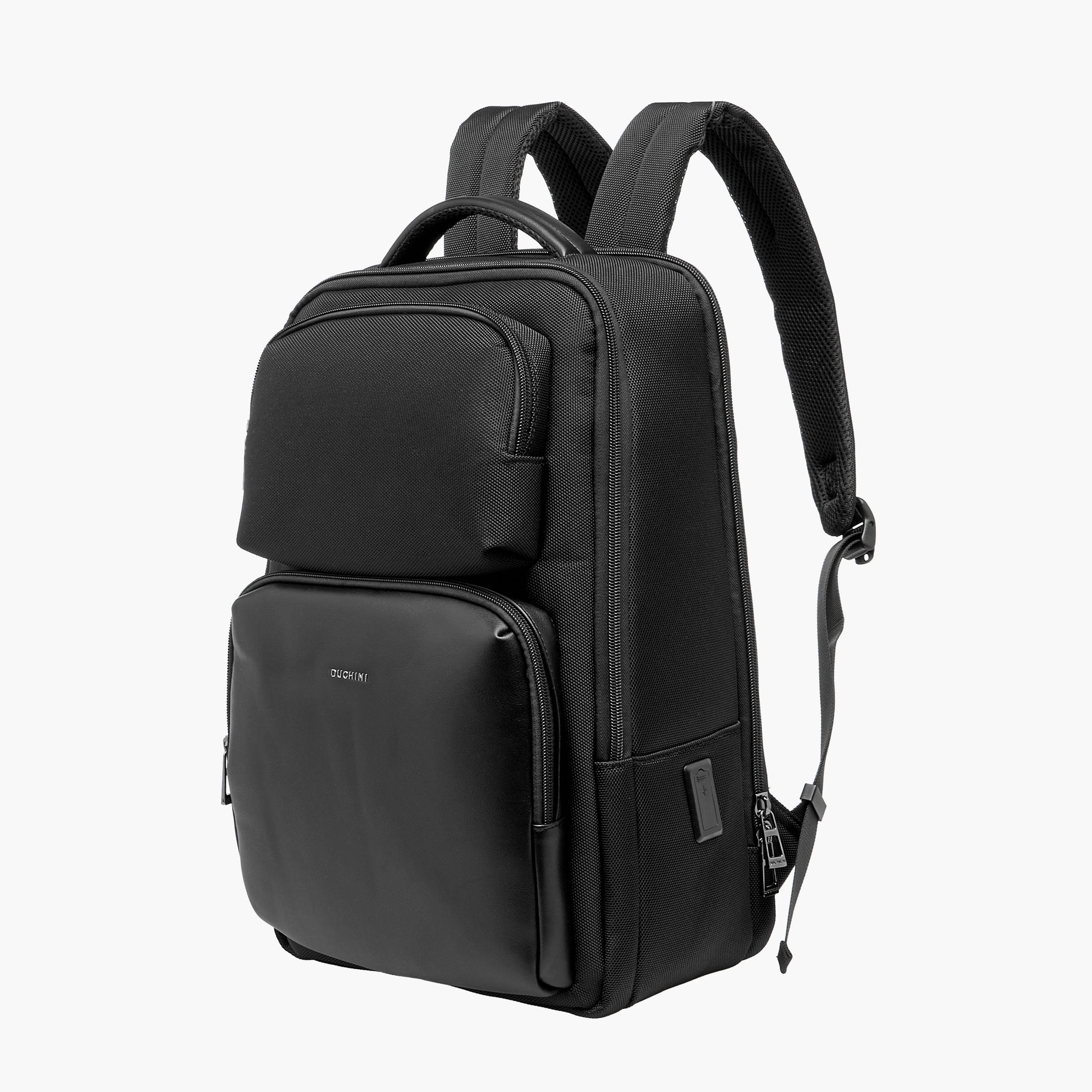 Duchini Men Textured Backpack-men-bags-image-3