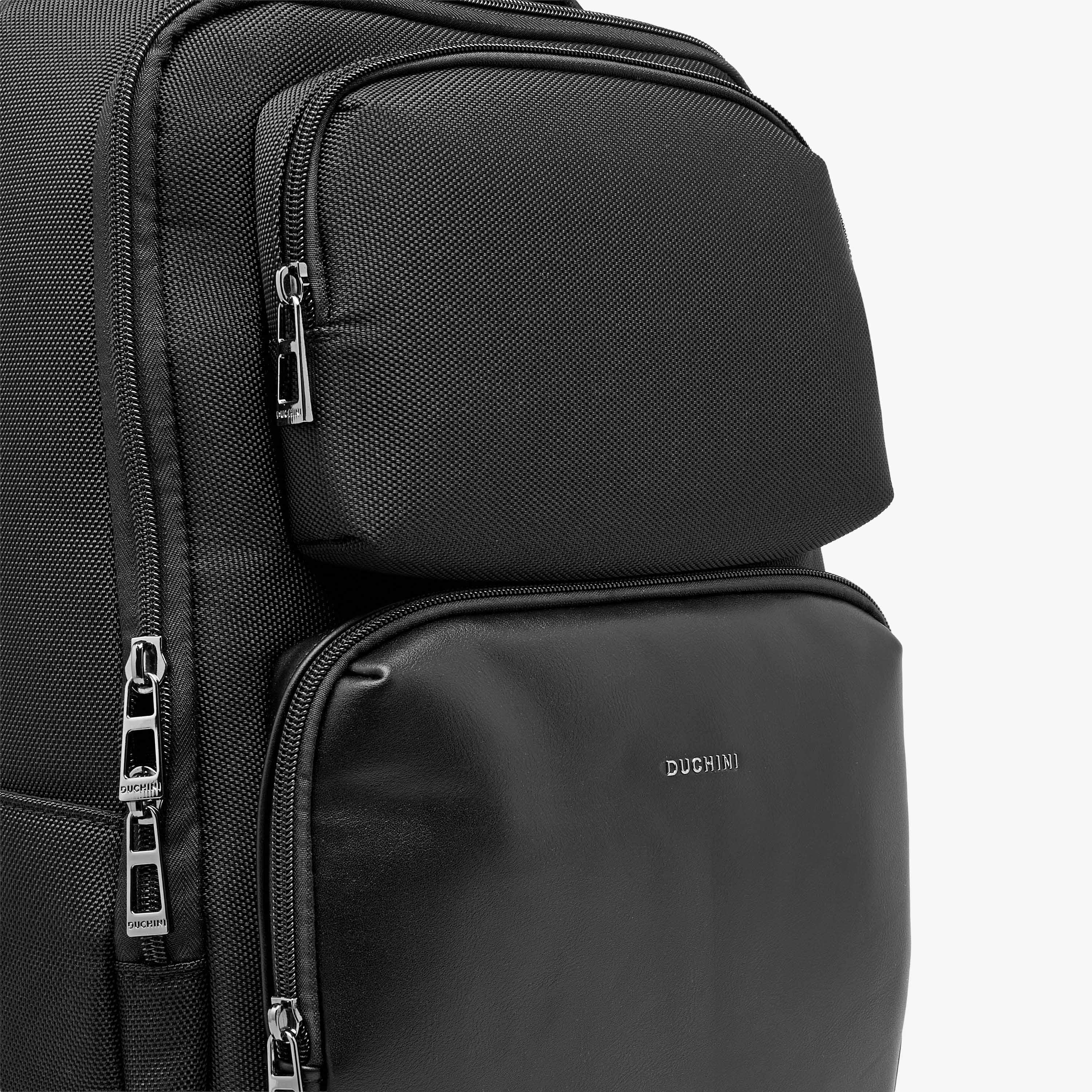 Duchini Men Textured Backpack-men-bags-image-5