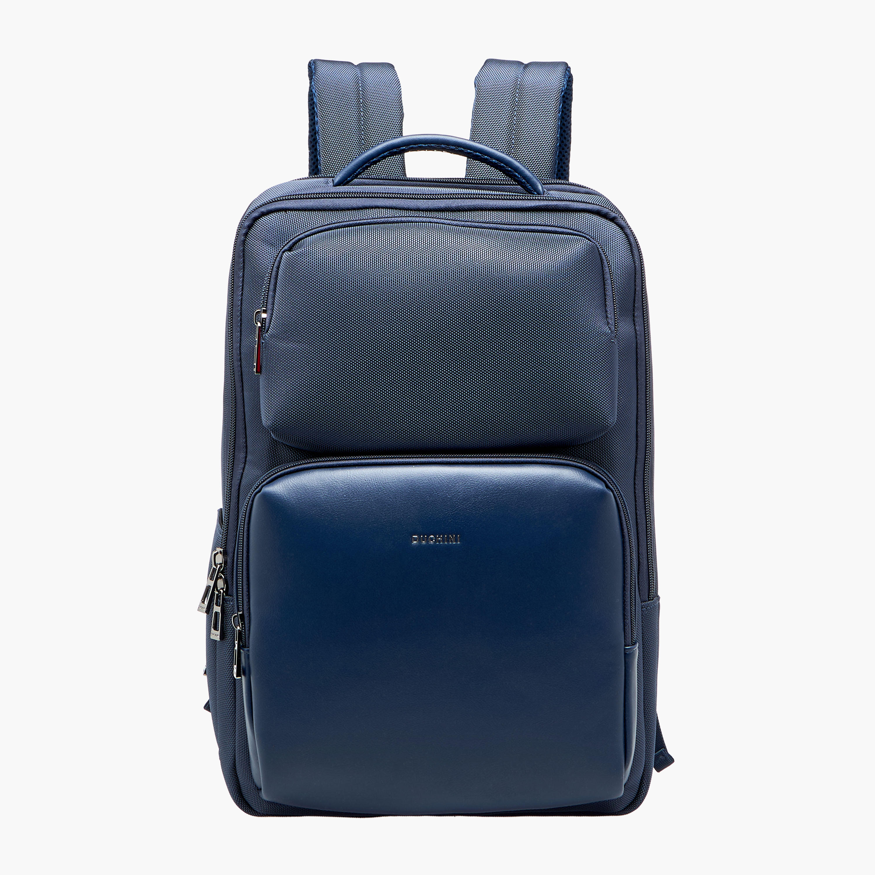 Duchini Men Textured Backpack-men-bags-image-1